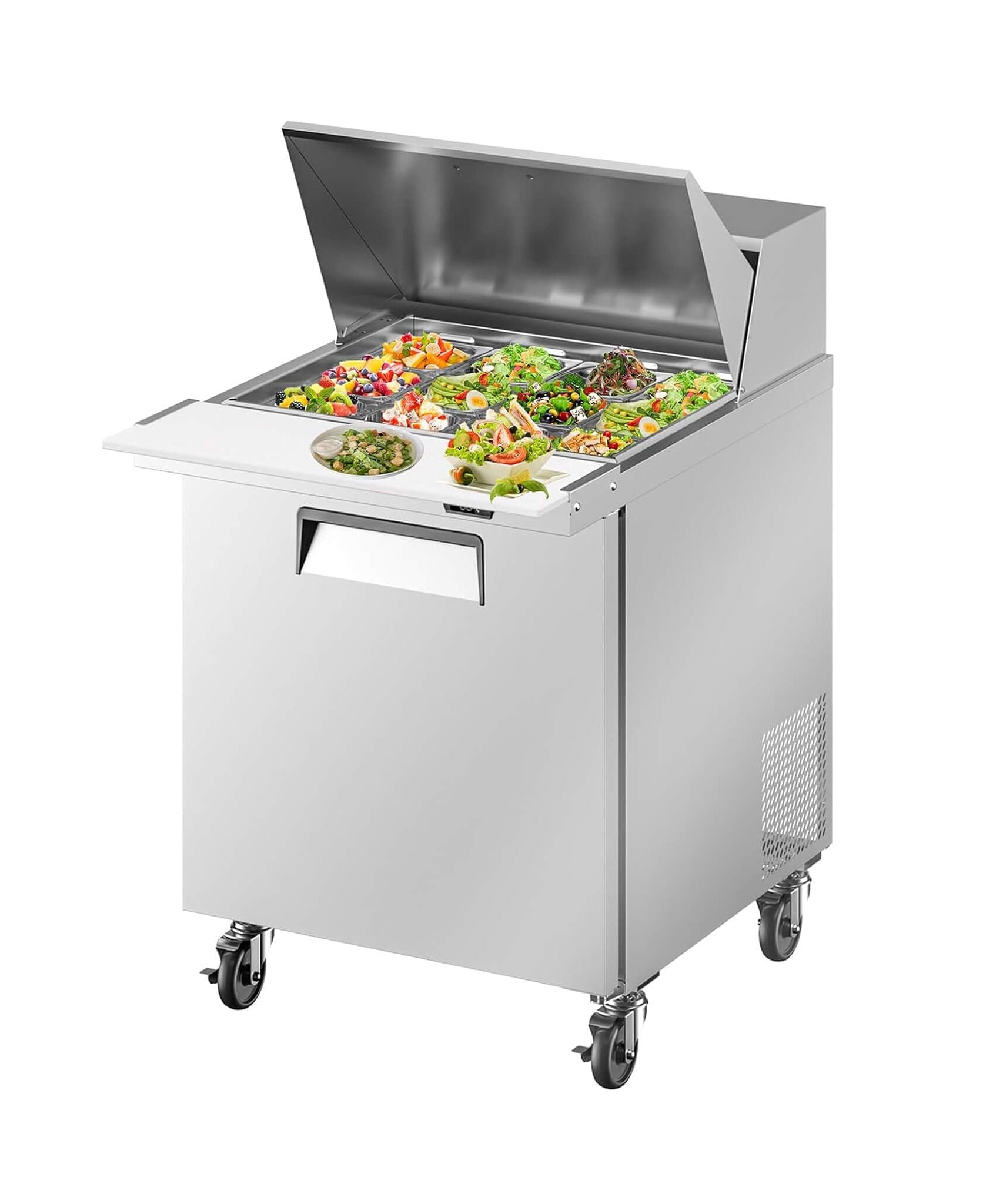 Commercial Stainless Steel Sandwich Prep Table Refrigerator (SAK19586)