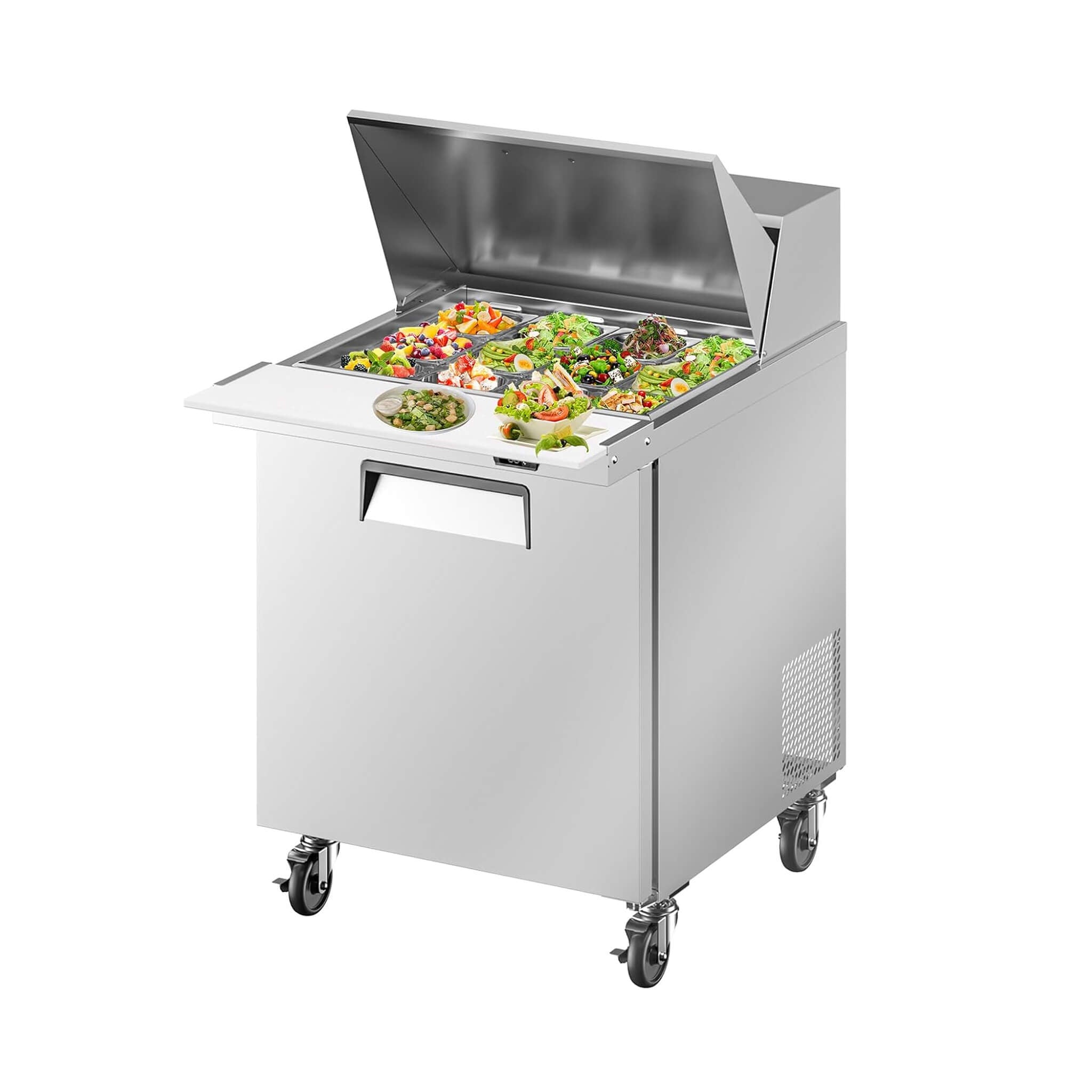 Commercial Stainless Steel Sandwich Prep Table Refrigerator (SAK19586)