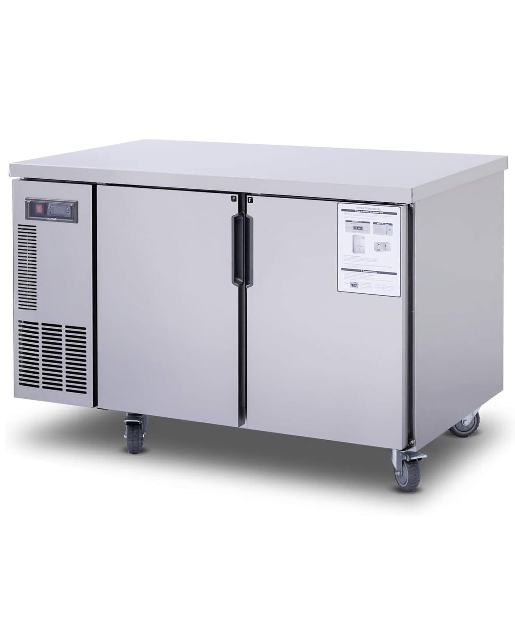 Heavy-Duty Commercial Stainless Steel Undercounter Worktop Freezer (SAK47218)