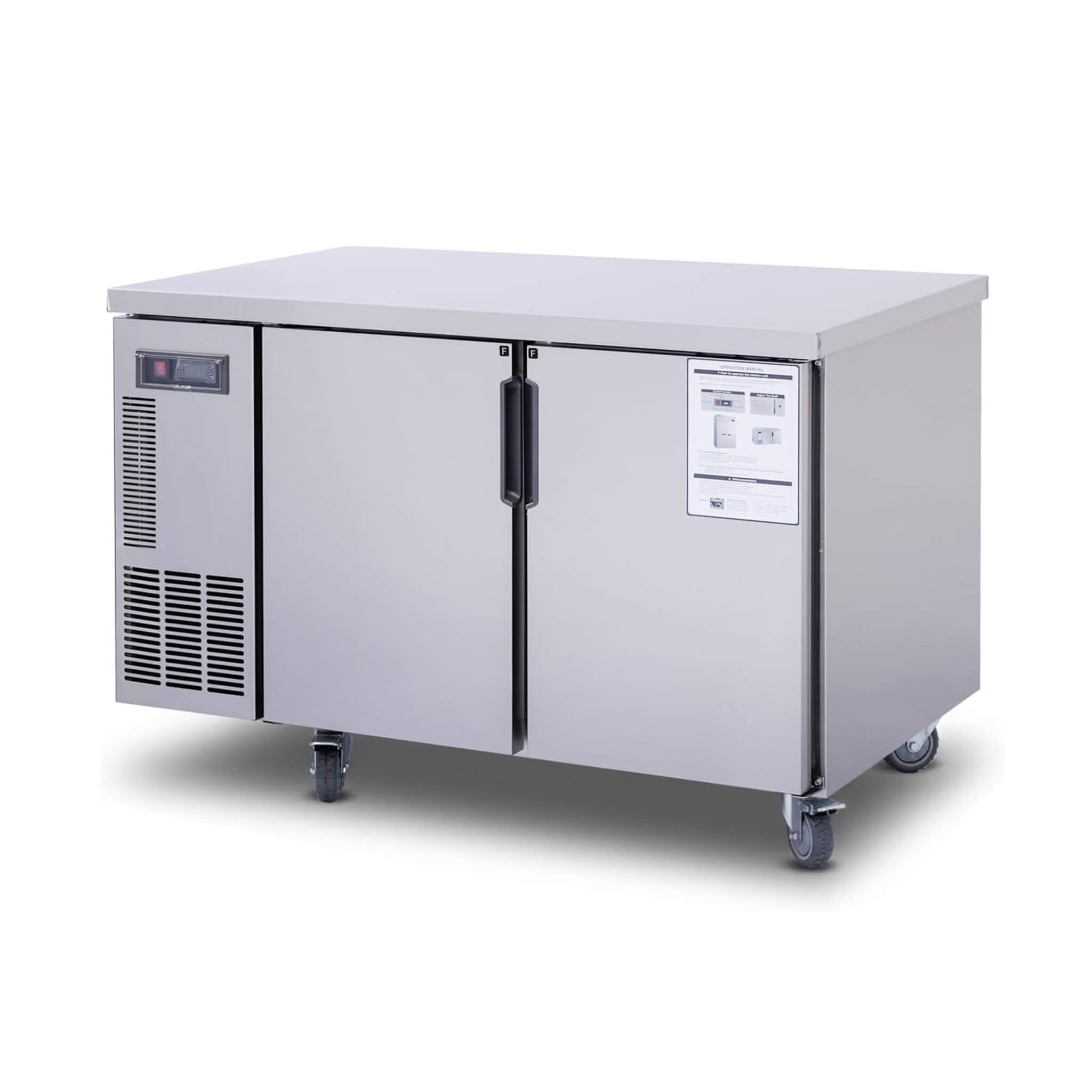 Heavy-Duty Commercial Stainless Steel Undercounter Worktop Freezer (SAK47218)