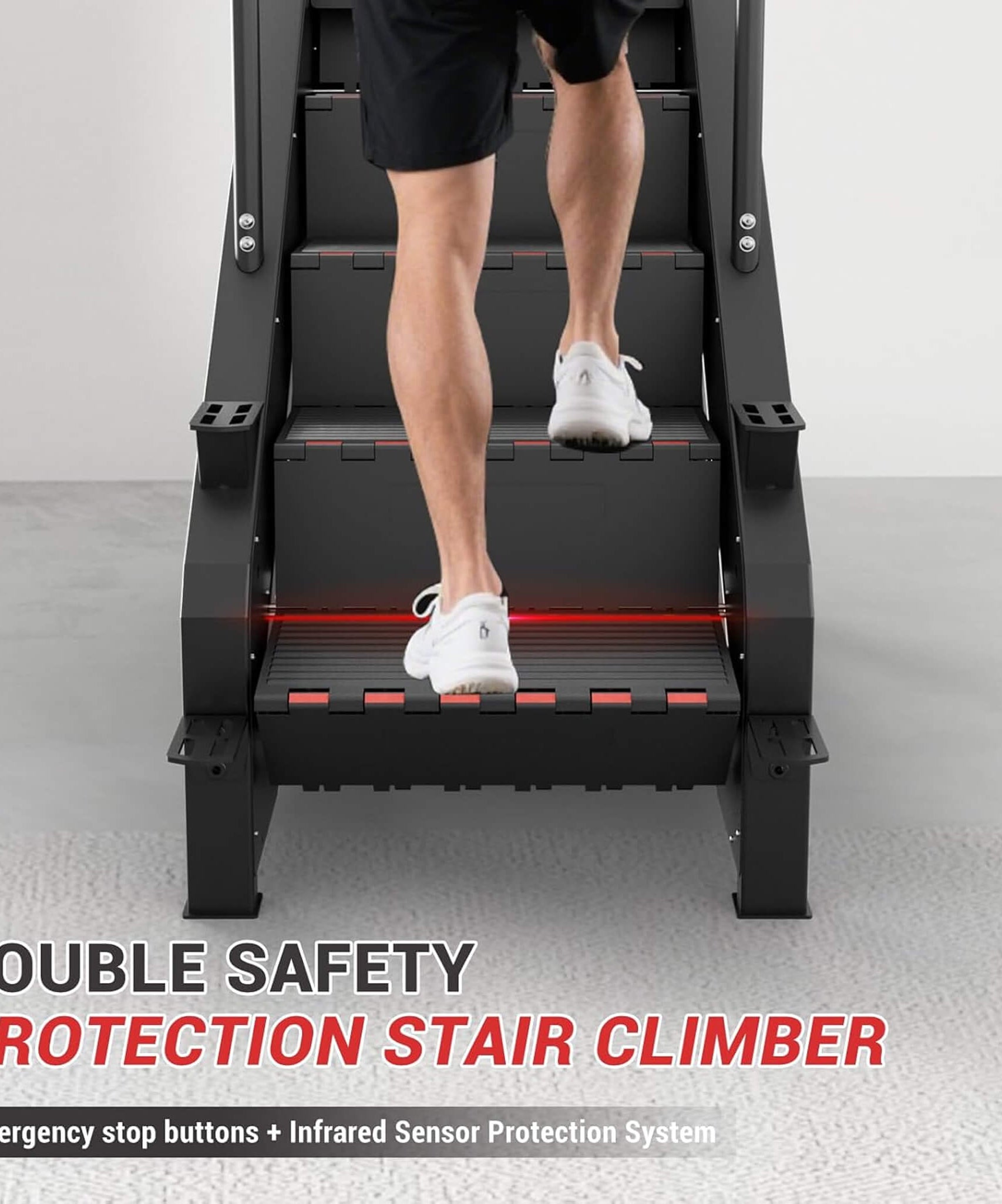 Rovix Commercial Stair Stepper With LED Display And 15 Resistance Levels (SAK91837)
