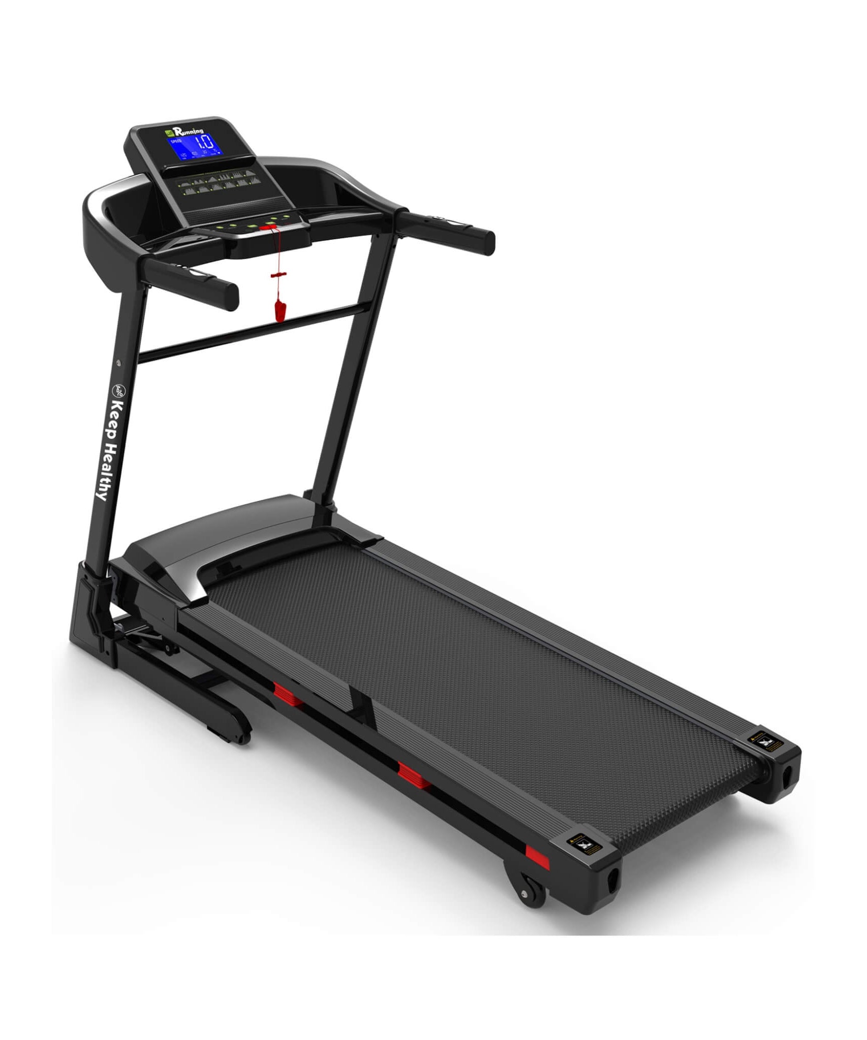 Rovix Compact 3.5HP Foldable Electric Treadmill With Bluetooth, LCD Display & 12 Pre-Set Running Programs (SAK25879)