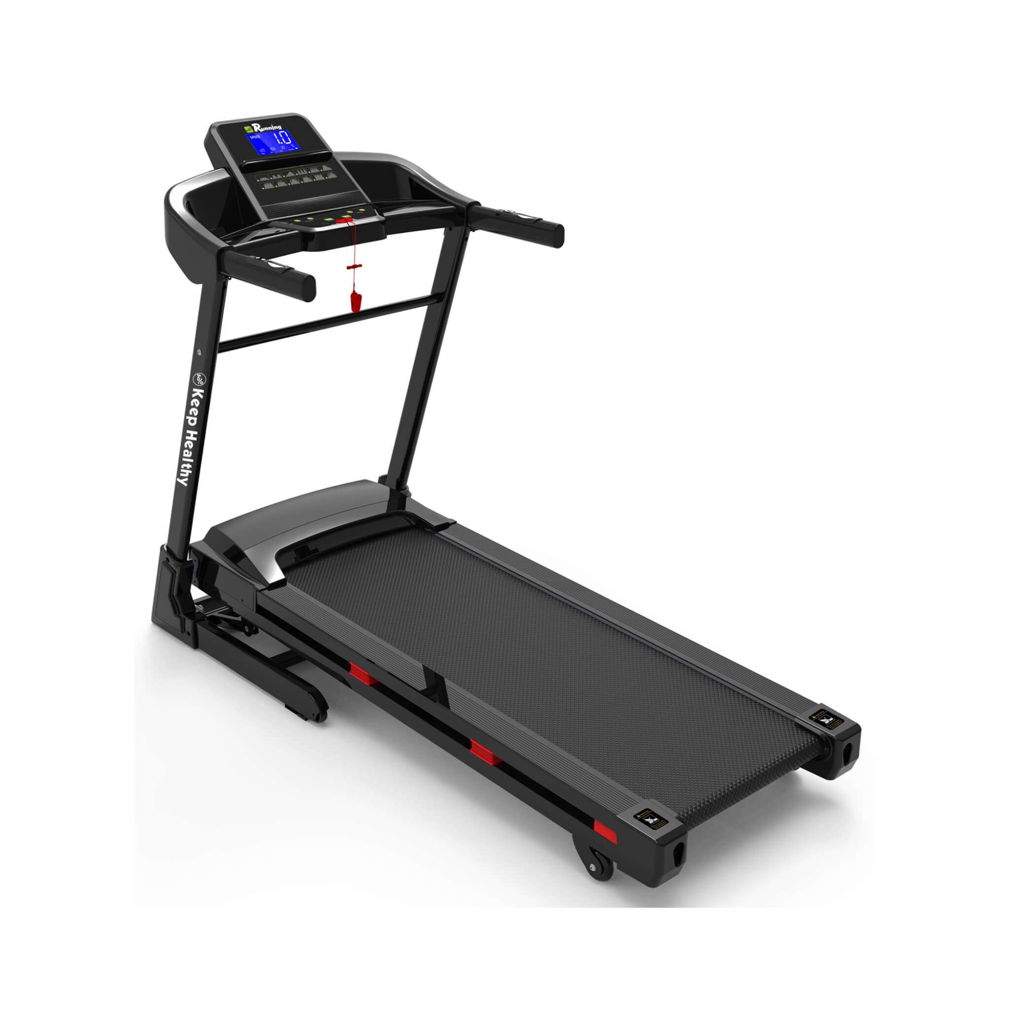 Rovix Compact 3.5HP Foldable Electric Treadmill With Bluetooth, LCD Display & 12 Pre-Set Running Programs (SAK25879)