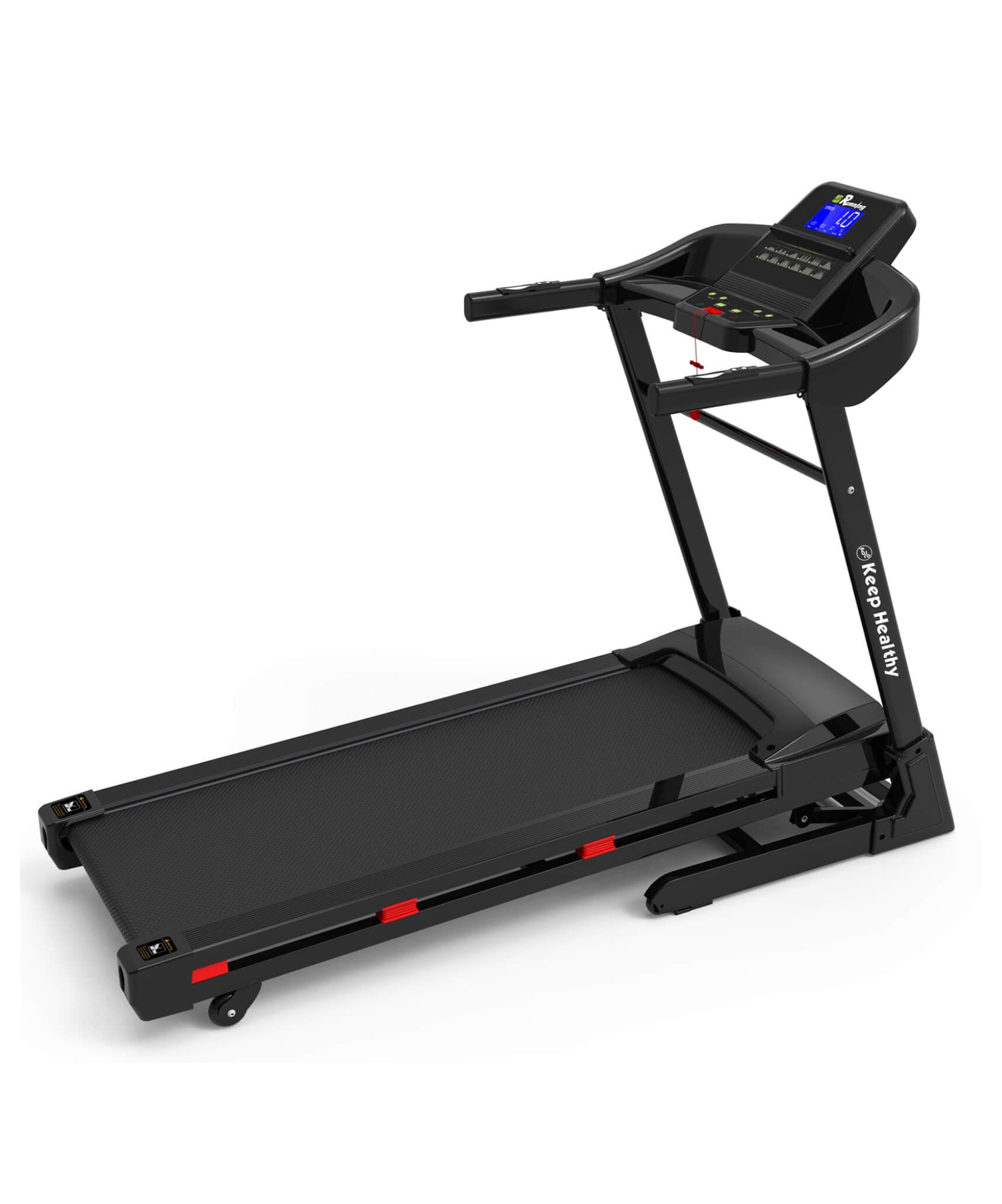 Rovix Compact 3.5HP Foldable Electric Treadmill With Bluetooth, LCD Display & 12 Pre-Set Running Programs (SAK25879)