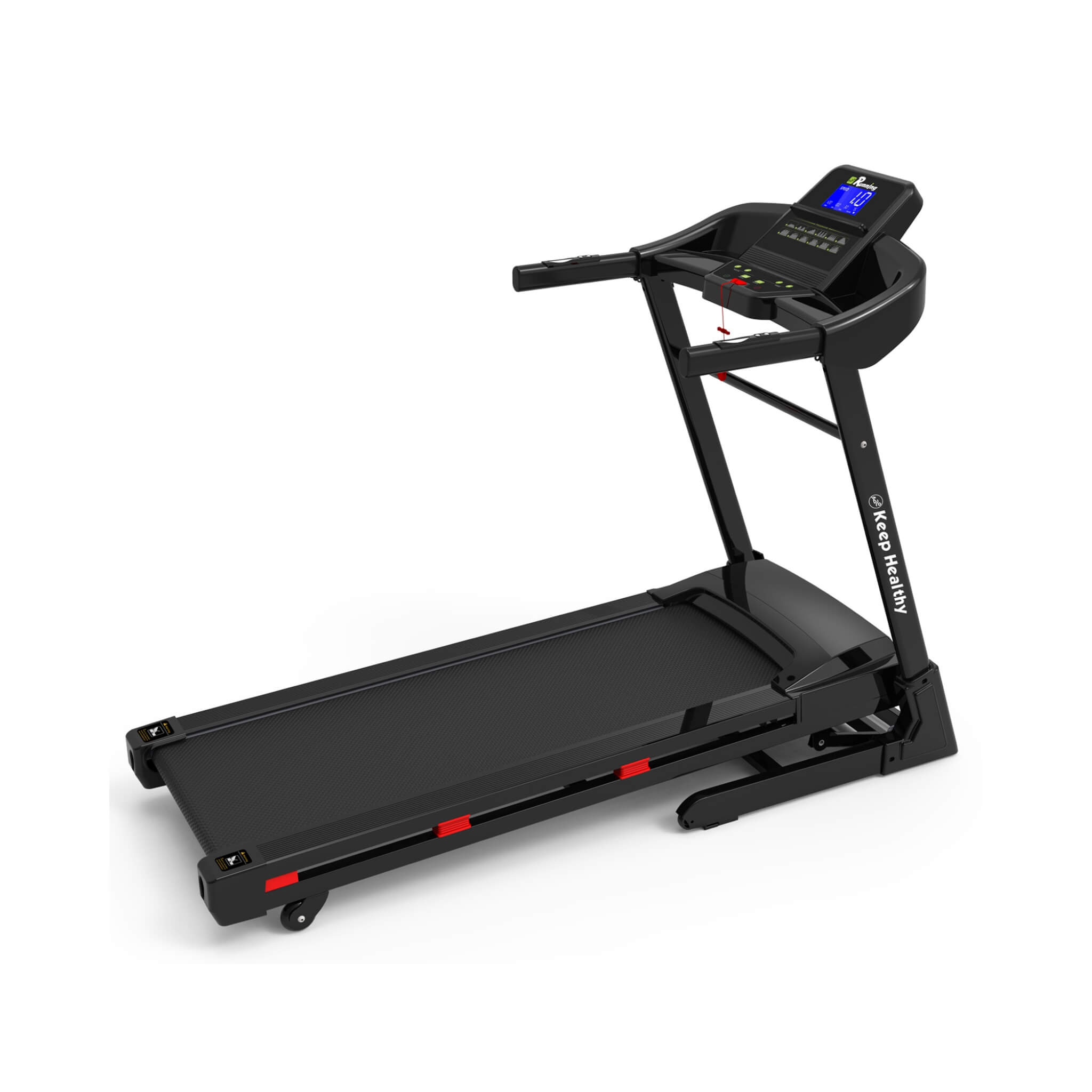 Rovix Compact 3.5HP Foldable Electric Treadmill With Bluetooth, LCD Display & 12 Pre-Set Running Programs (SAK25879)