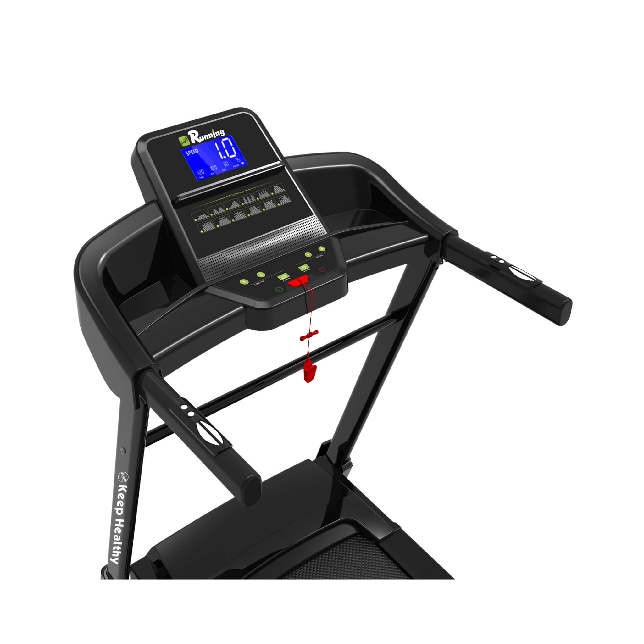 Rovix Compact 3.5HP Foldable Electric Treadmill With Bluetooth, LCD Display & 12 Pre-Set Running Programs (SAK25879)