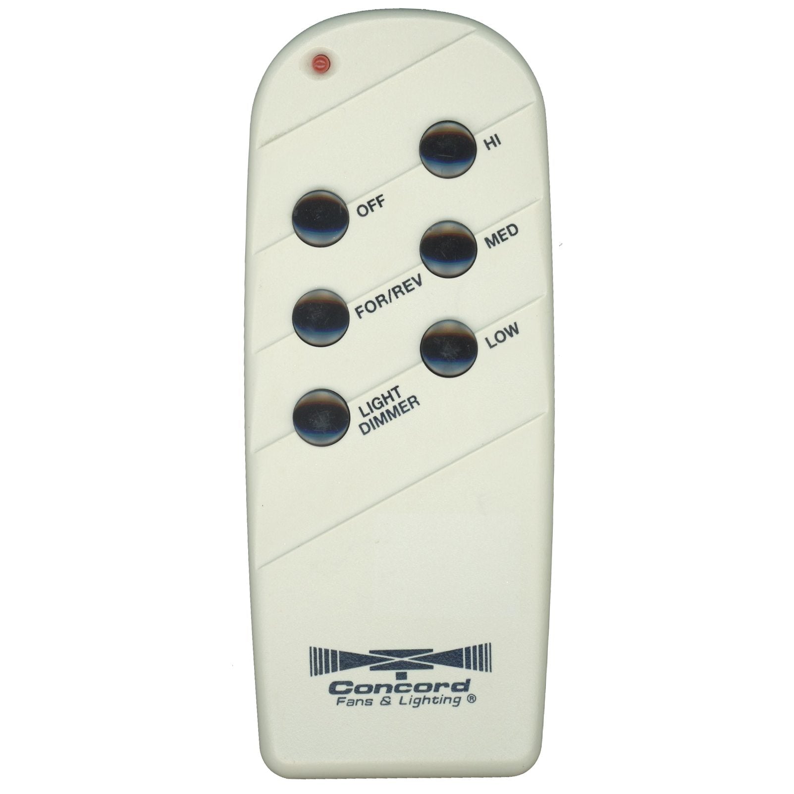 Substitute for Concord Fans UC7040 Ceiling Fan Remote Control [FAN28RREVKIT]