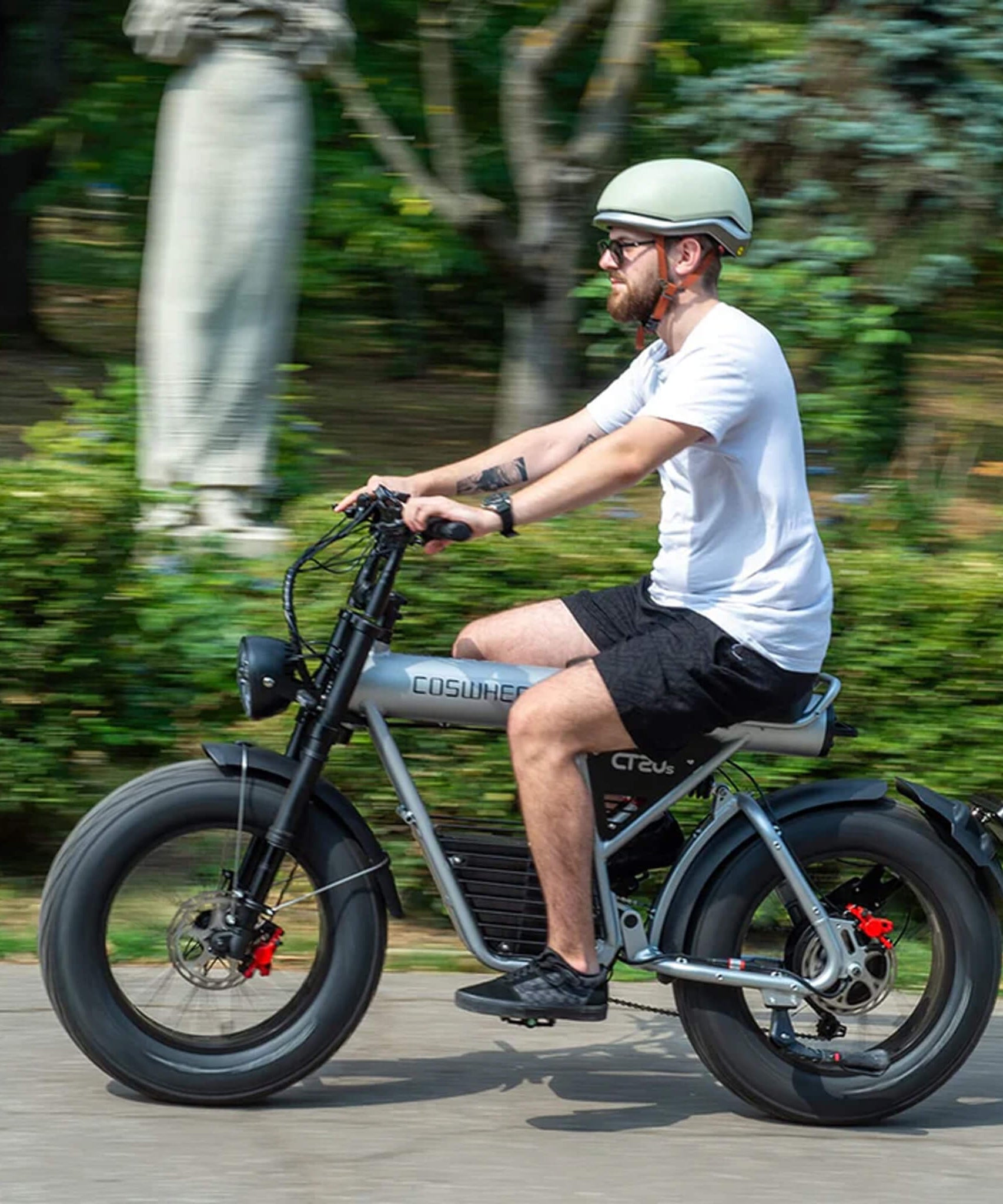 Coswheel CT20S 60V35AH 2000W 7-Speed Full-Suspension Electric Bike (SAK87104)
