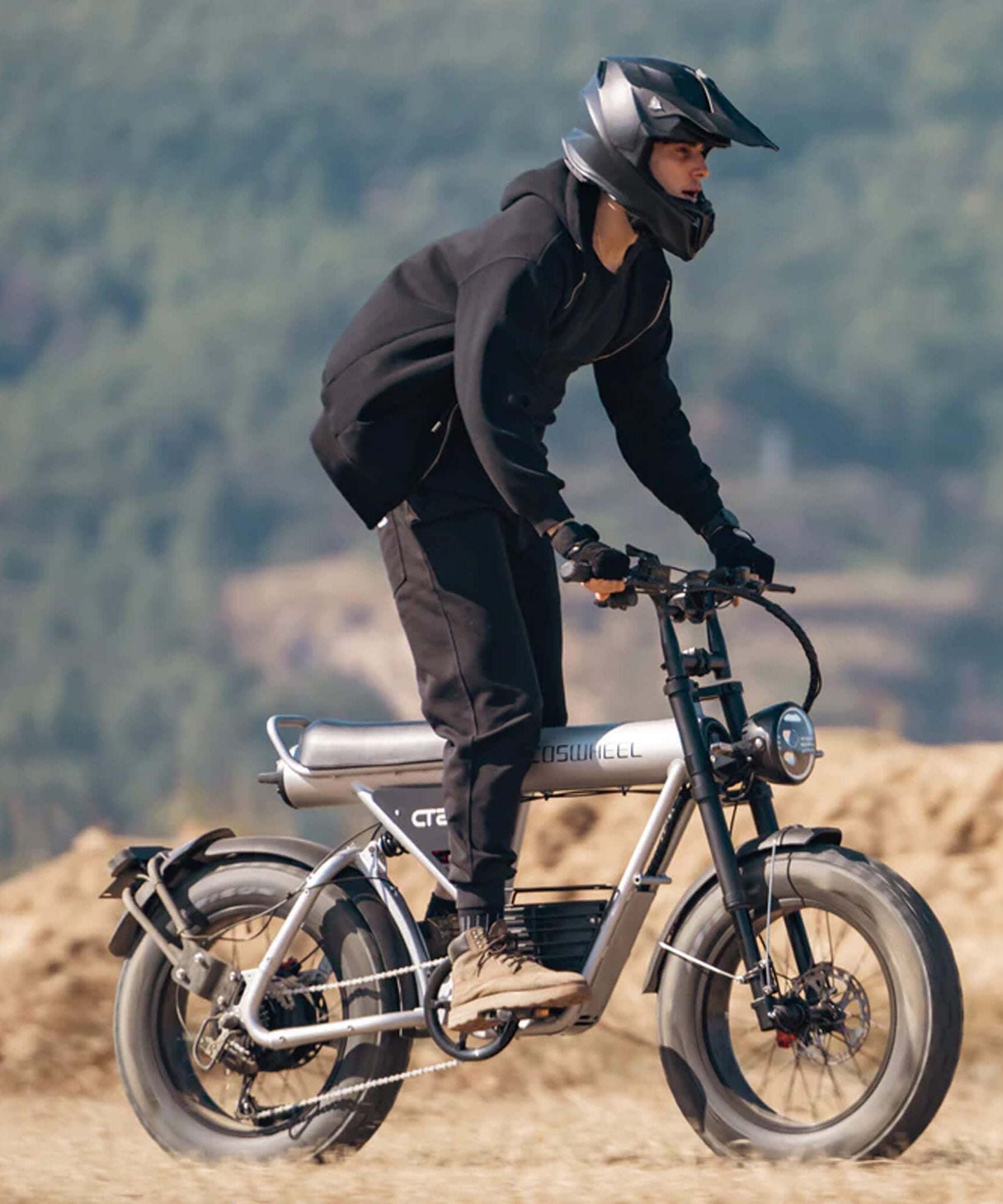 Coswheel CT20S 60V35AH 2000W 7-Speed Full-Suspension Electric Bike (SAK87104)