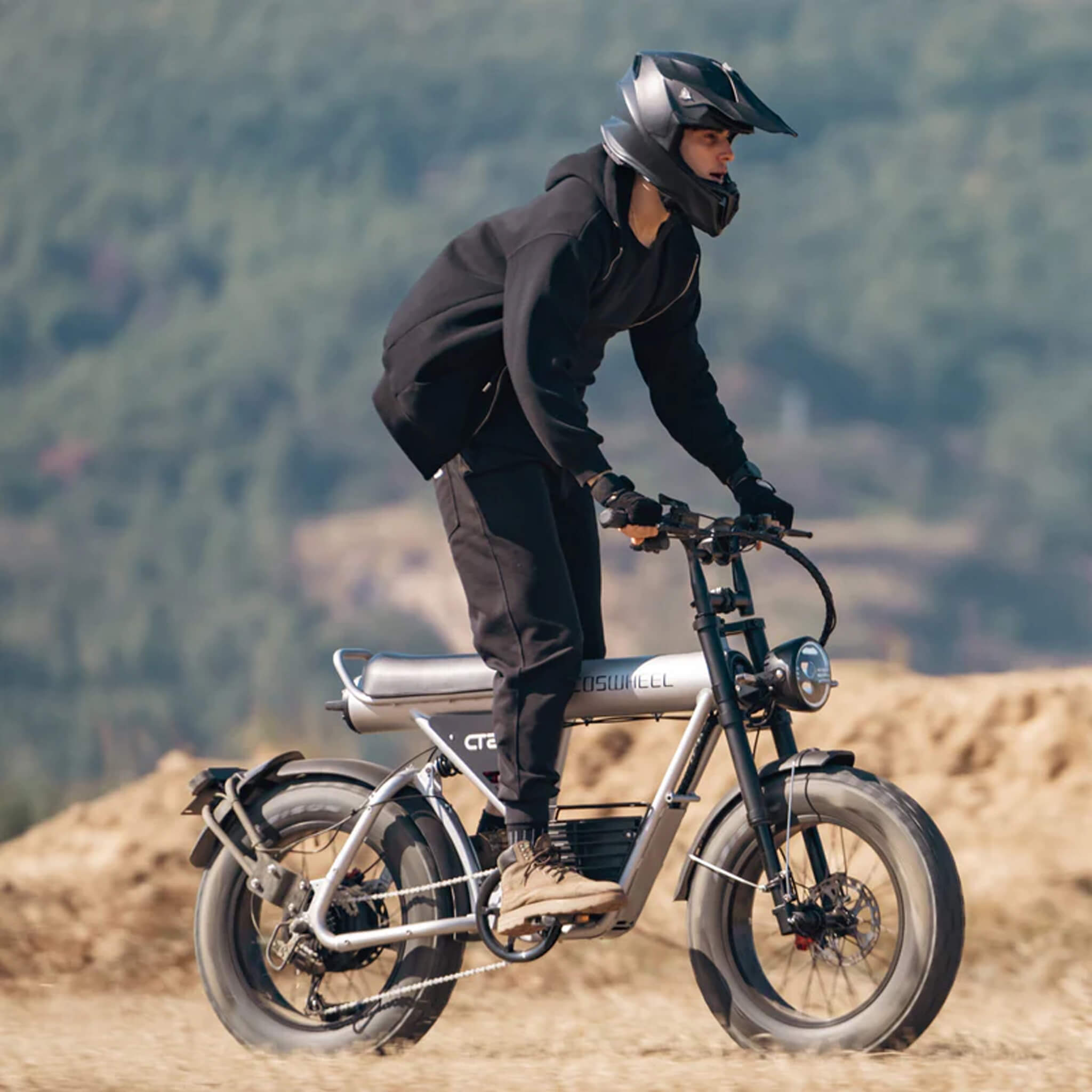 Coswheel CT20S 60V35AH 2000W 7-Speed Full-Suspension Electric Bike (SAK87104)