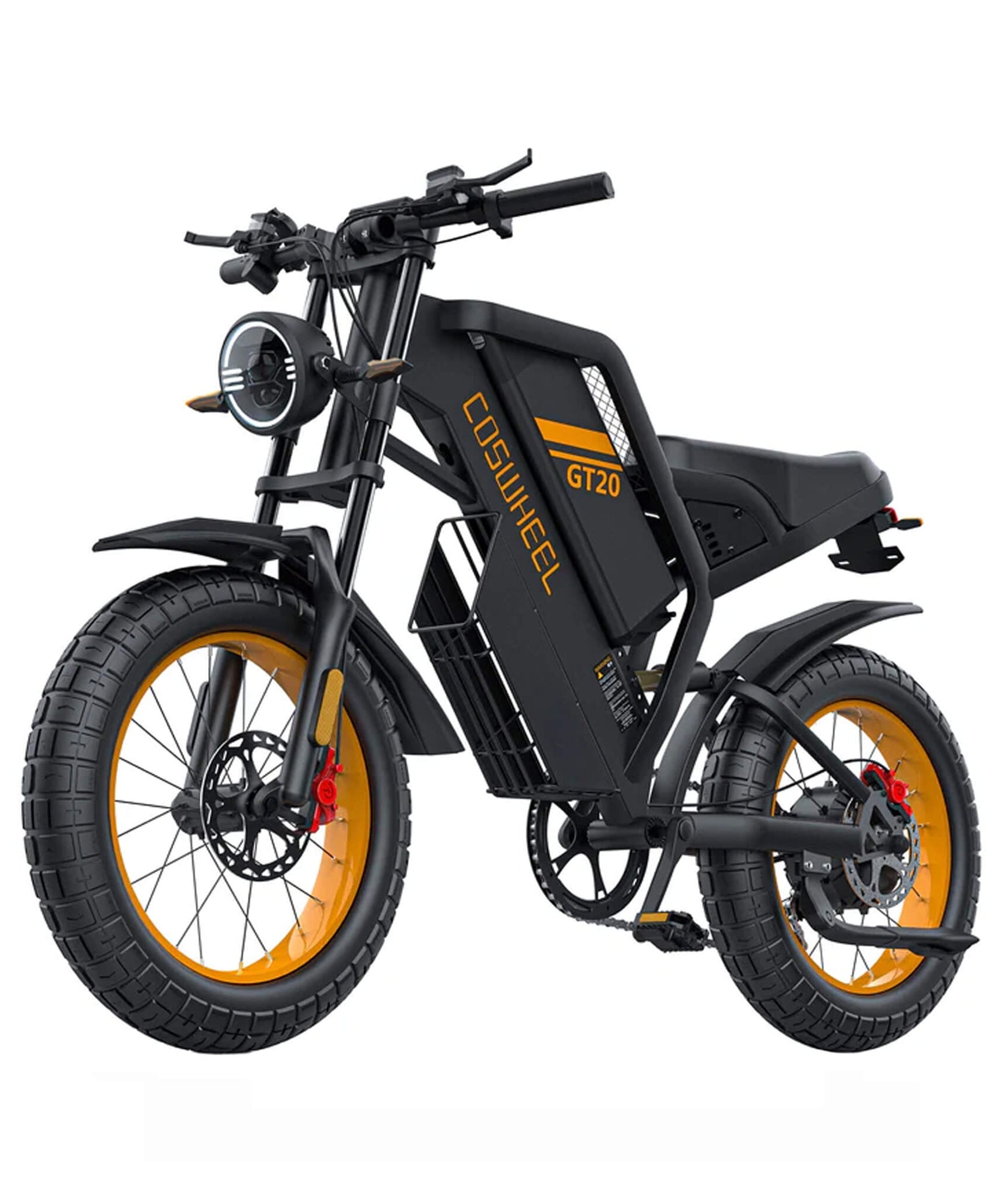 Coswheel GT20 48V/25AH 1500W Full-Suspension Fat Tire Electric Bike (SAK64092)