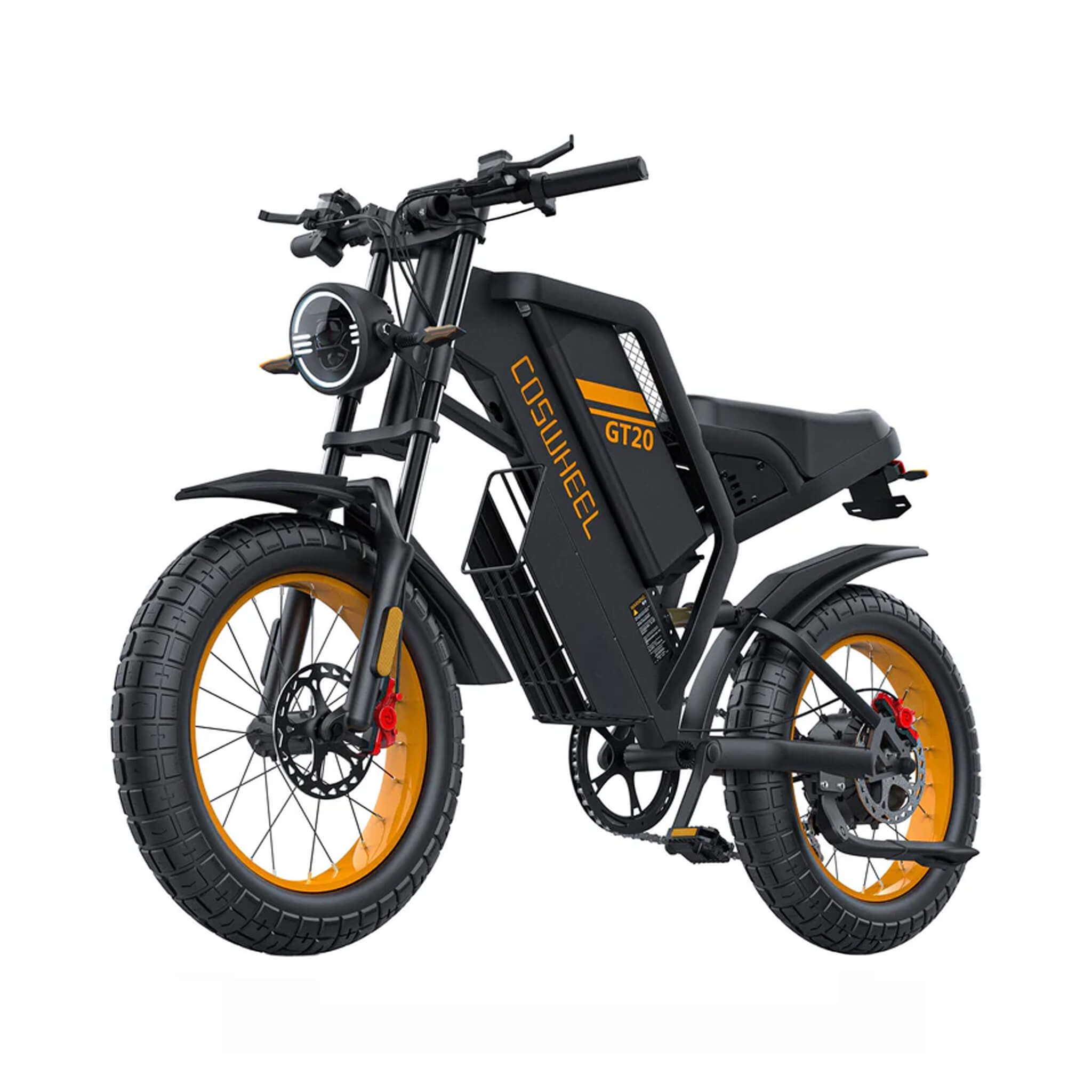 Coswheel GT20 48V/25AH 1500W Full-Suspension Fat Tire Electric Bike (SAK64092)