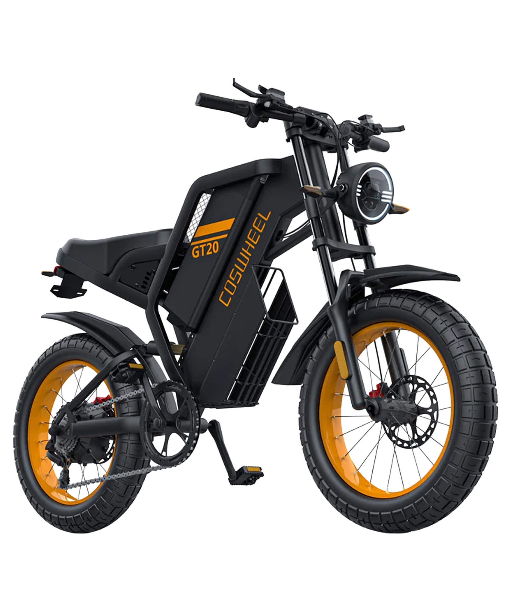 Coswheel GT20 48V/25AH 1500W Full-Suspension Fat Tire Electric Bike (SAK64092)
