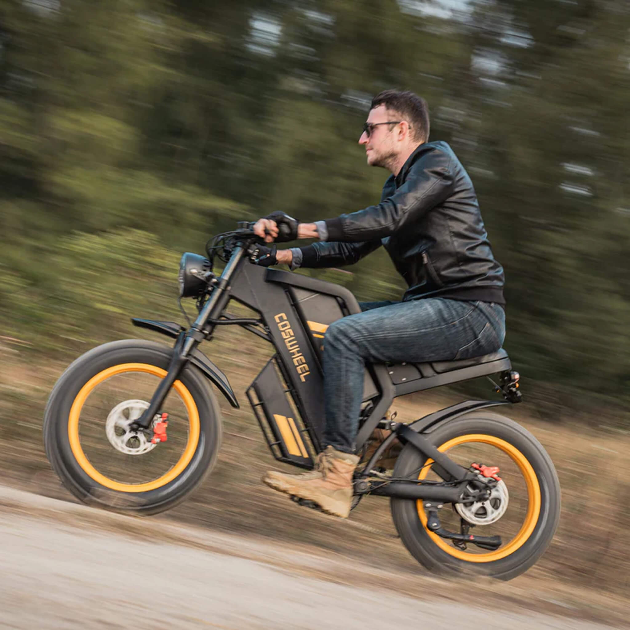 Coswheel GT20 48V/25AH 1500W Full-Suspension Fat Tire Electric Bike (SAK64092)
