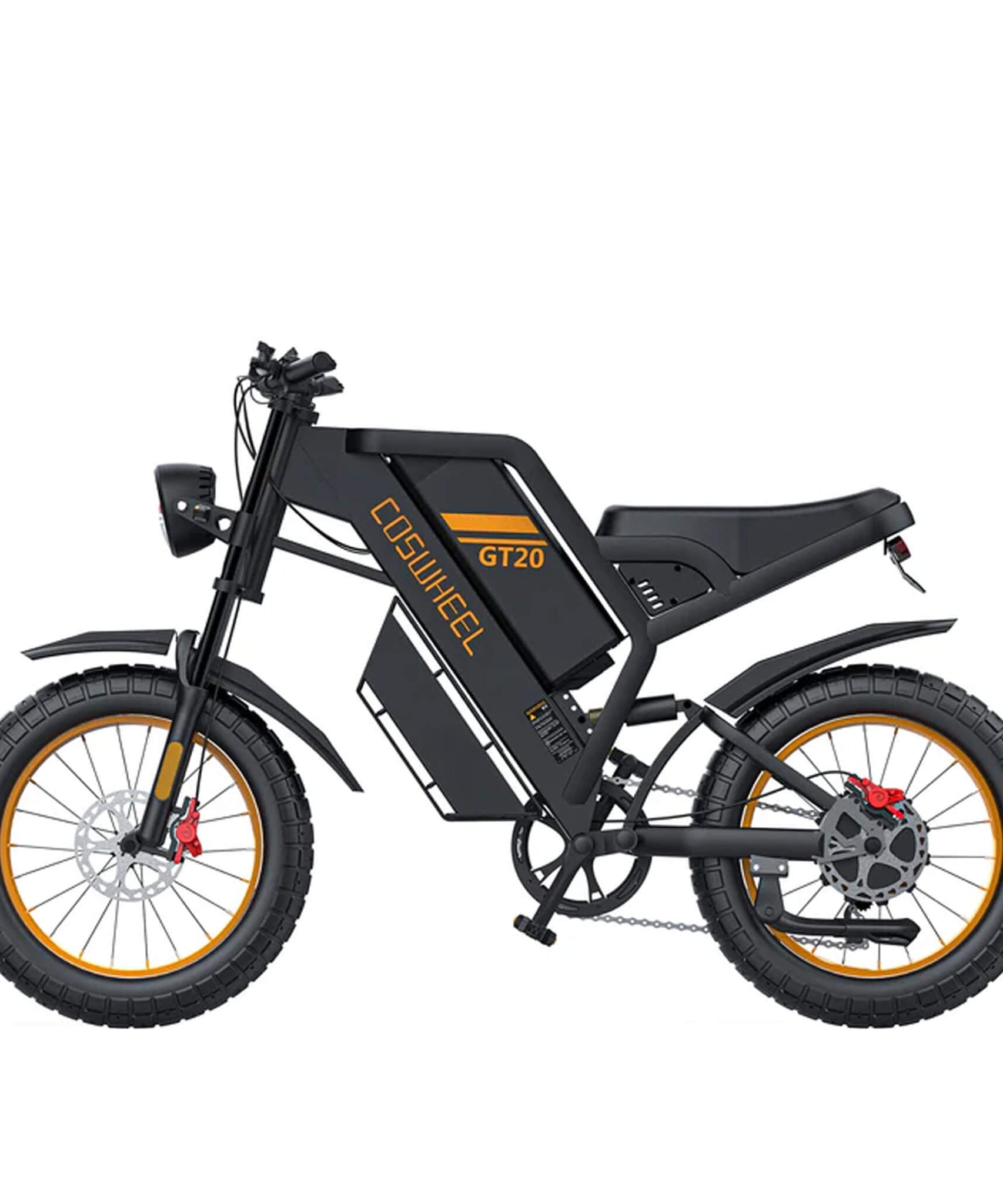 Coswheel GT20 48V/25AH 1500W Full-Suspension Fat Tire Electric Bike (SAK64092)