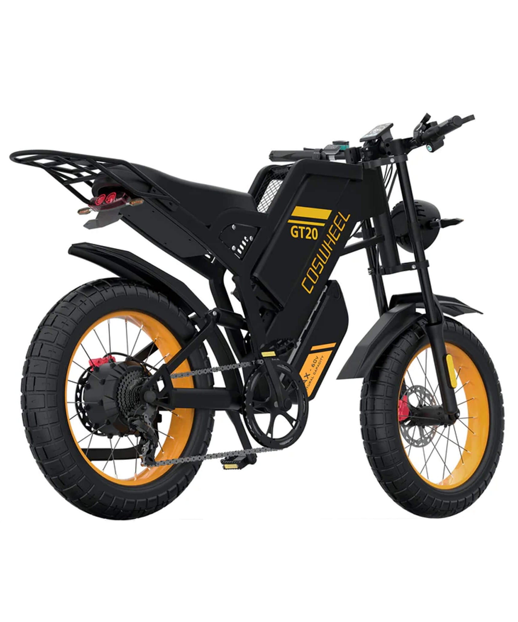 Coswheel GT20 Max 60V/40AH 2000W Dual-Battery Fat Tire Electric Bike (SAK30971)