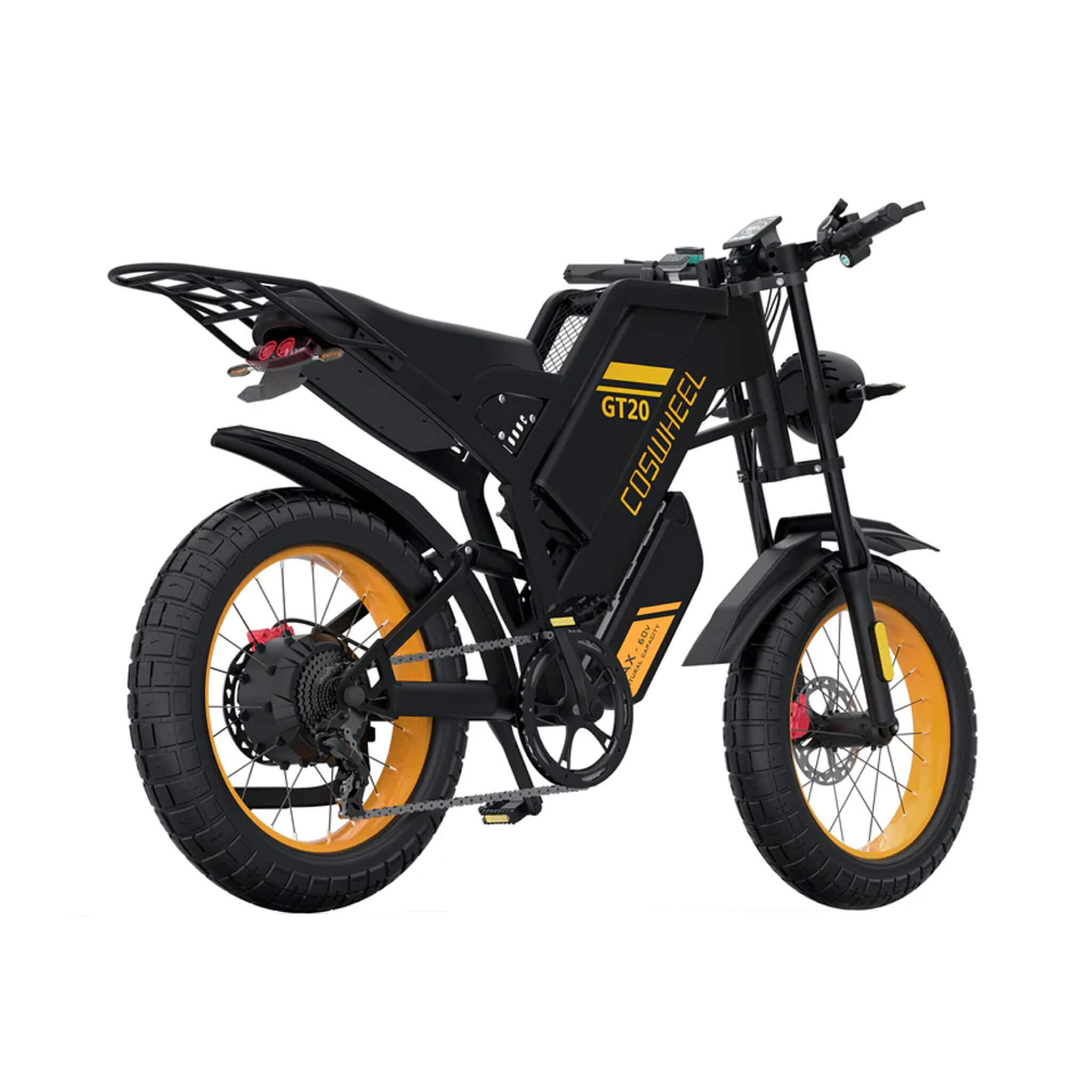 Coswheel GT20 Max 60V/40AH 2000W Dual-Battery Fat Tire Electric Bike (SAK30971)