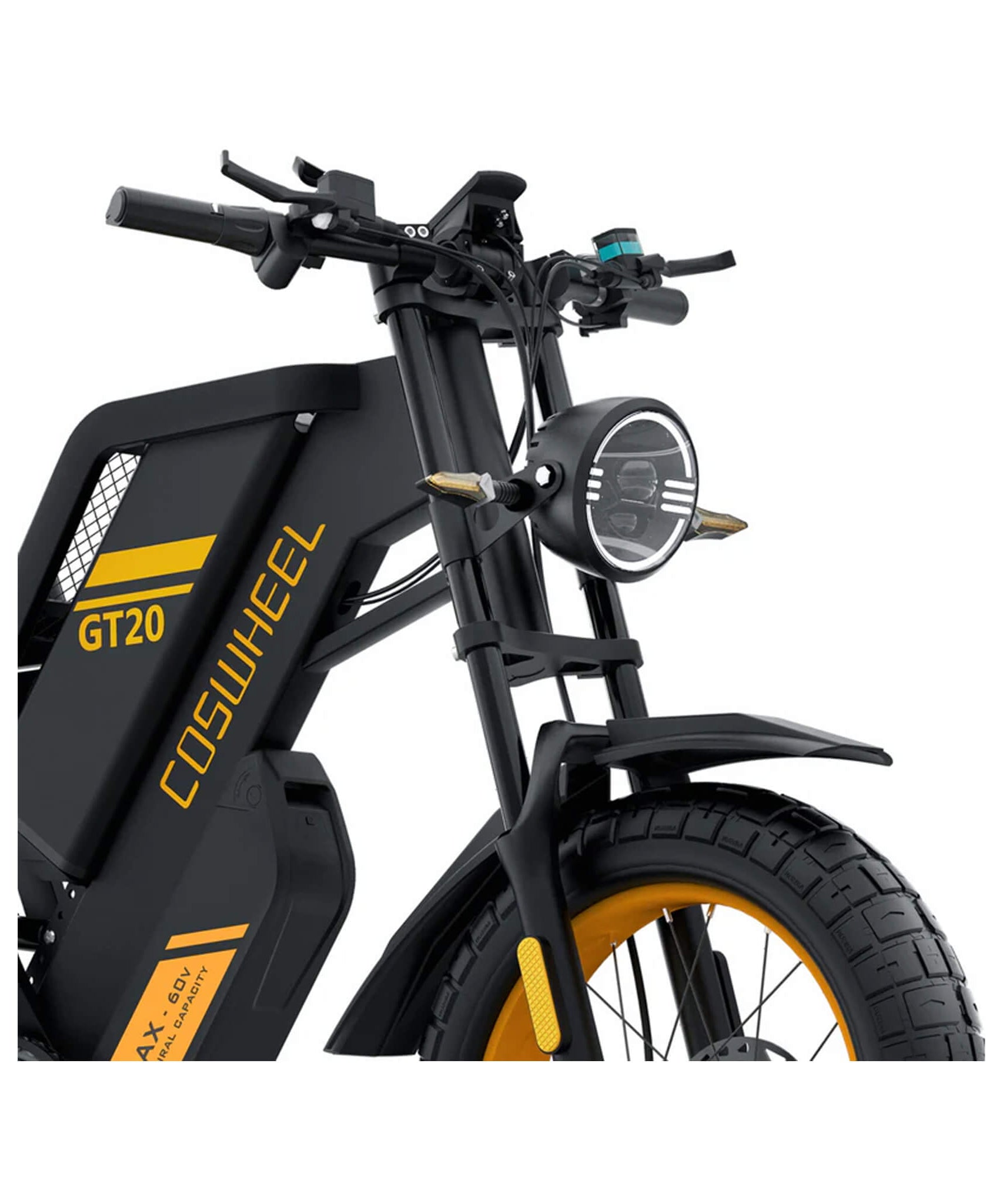 Coswheel GT20 Max 60V/40AH 2000W Dual-Battery Fat Tire Electric Bike (SAK30971)