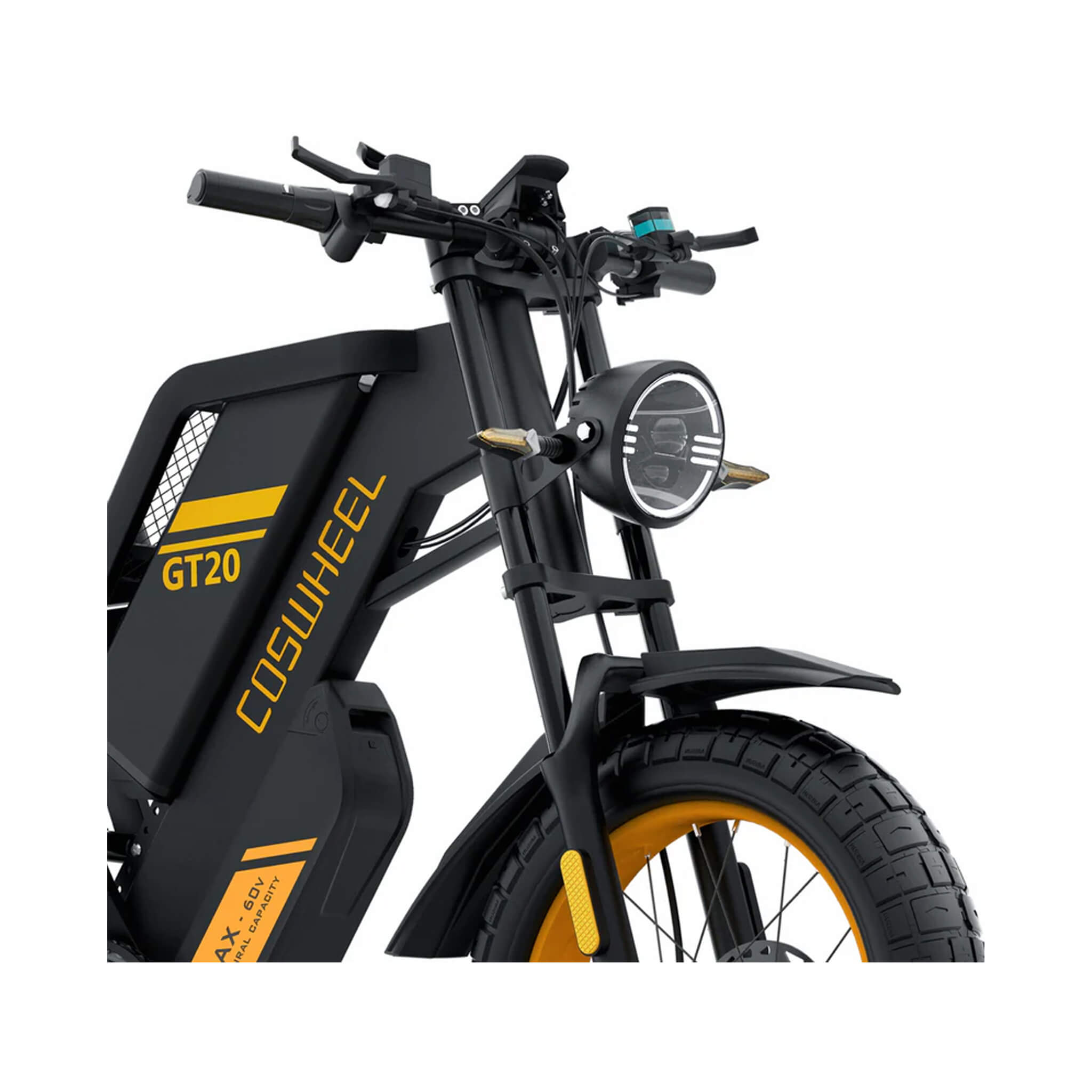 Coswheel GT20 Max 60V/40AH 2000W Dual-Battery Fat Tire Electric Bike (SAK30971)