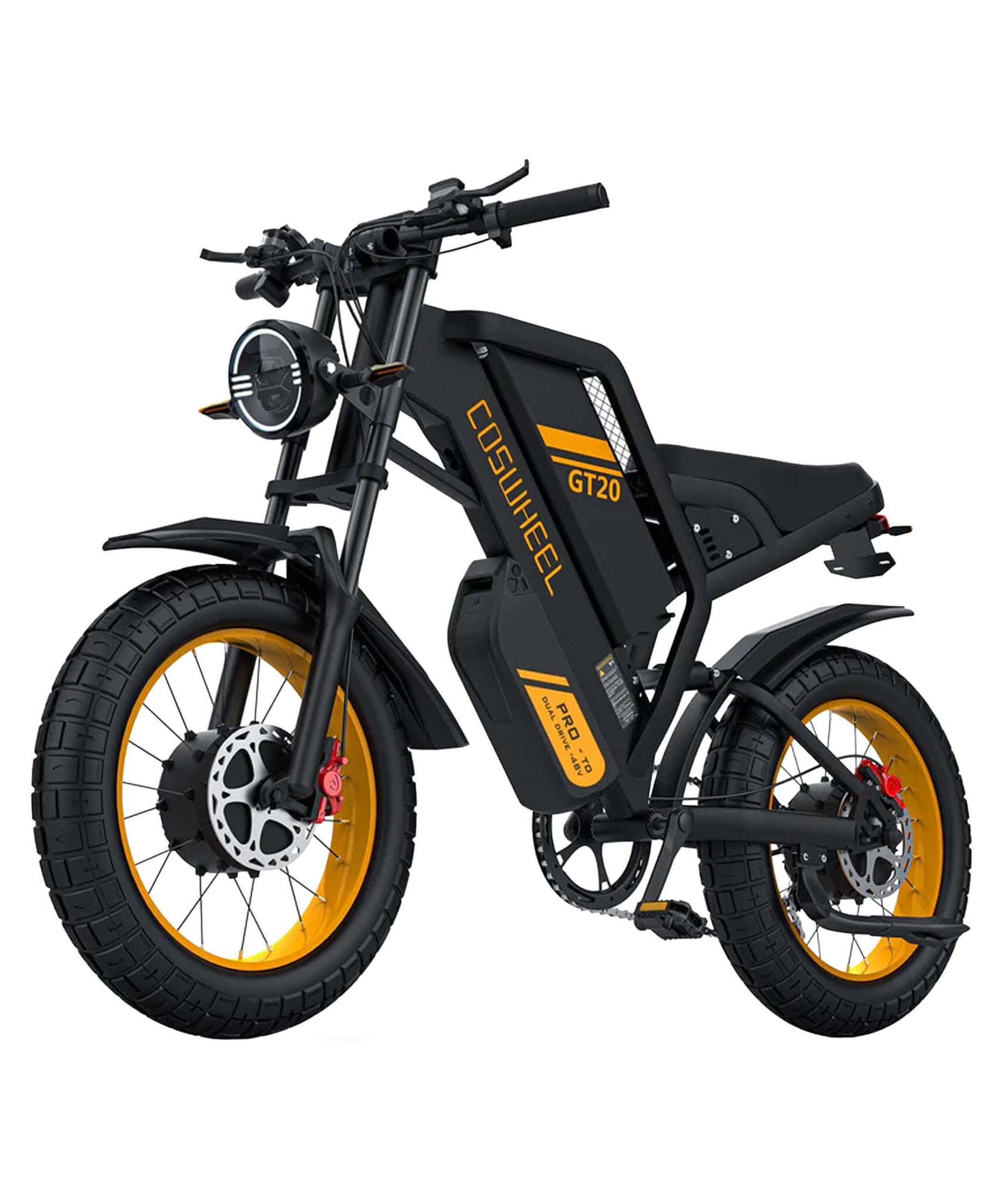 Coswheel GT20 Pro 48V/40AH 3000W Dual Motor Fat Tire Electric Bike (SAK75824)