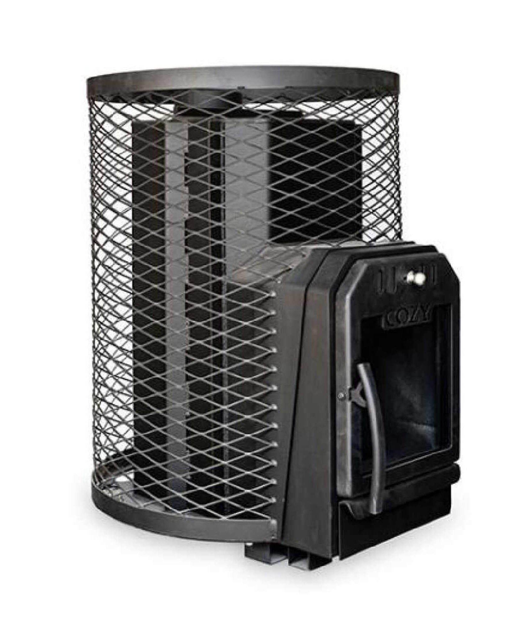 Cozy Heat O Floor Mount Wood-Burning Sauna Stove With Sauna Stones [COZY O] (SAK19475)