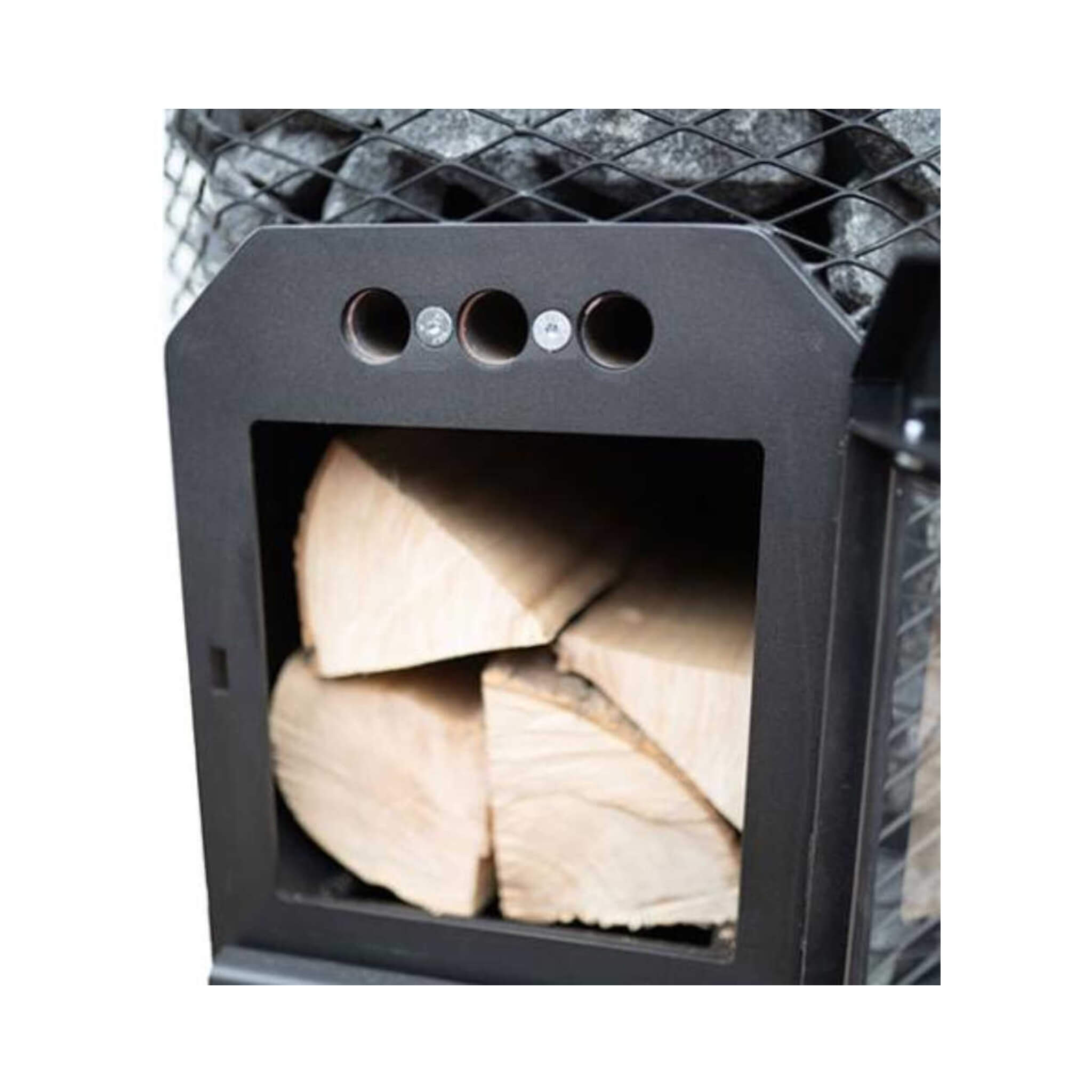 Cozy Heat O Floor Mount Wood-Burning Sauna Stove With Sauna Stones [COZY O] (SAK19475)