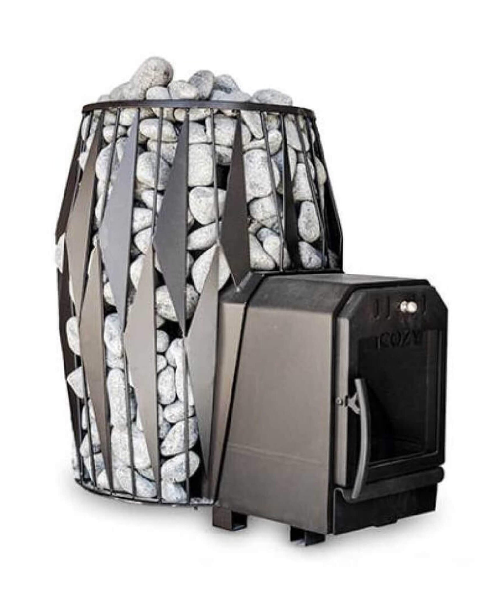 Cozy Heat OG Thru-Wall Sauna Stove With Sauna Stones [COZY OG-TW] (SAK75861)