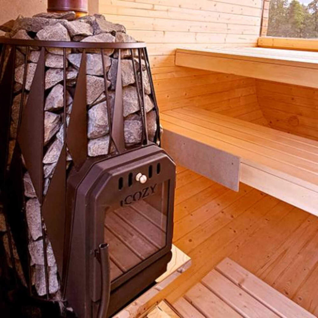Cozy Heat OG Wood-Burning Sauna Stove With Sauna Stones [COZY OG] (SAK37298)
