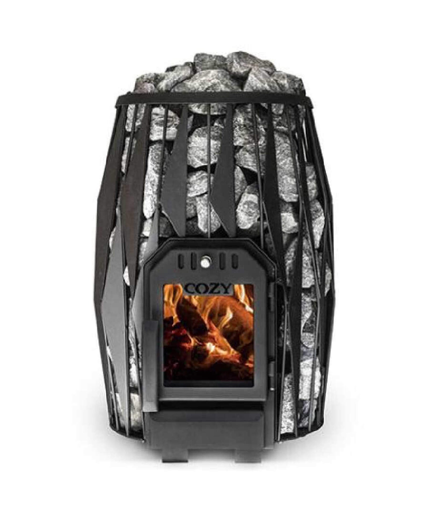 Cozy Heat OG Wood-Burning Sauna Stove With Sauna Stones [COZY OG] (SAK37298)