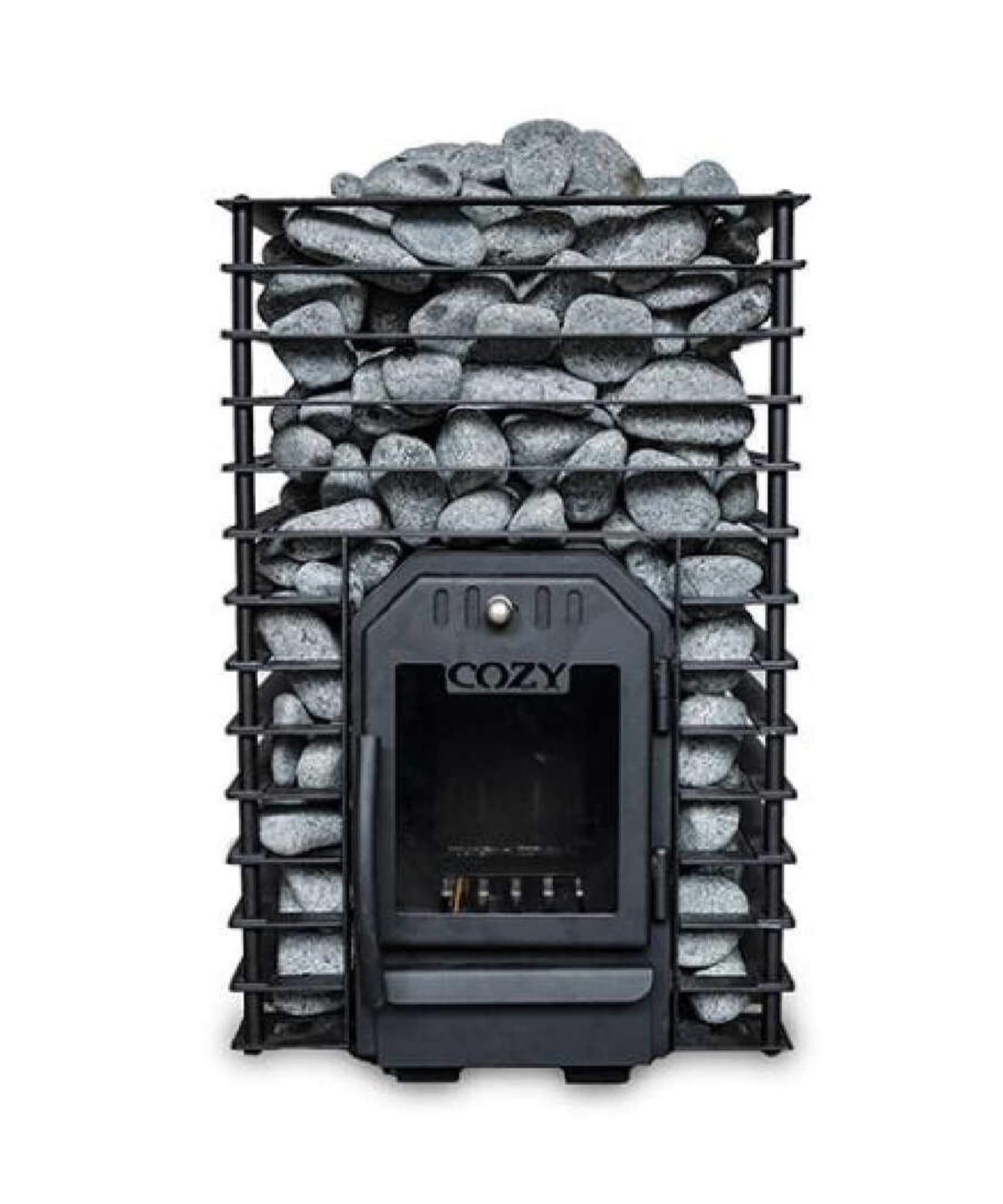 Cozy Heat Quattro Wood-Fired Sauna Stove With Sauna Stones [COZY QUATTRO] (SAK23947)