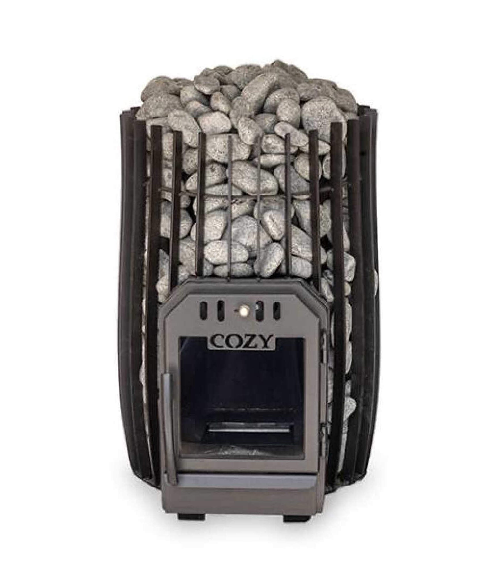 Cozy Heat SW Cylindrical Shape Sauna Stove With Sauna Stones [COZY SW] (SAK48563)