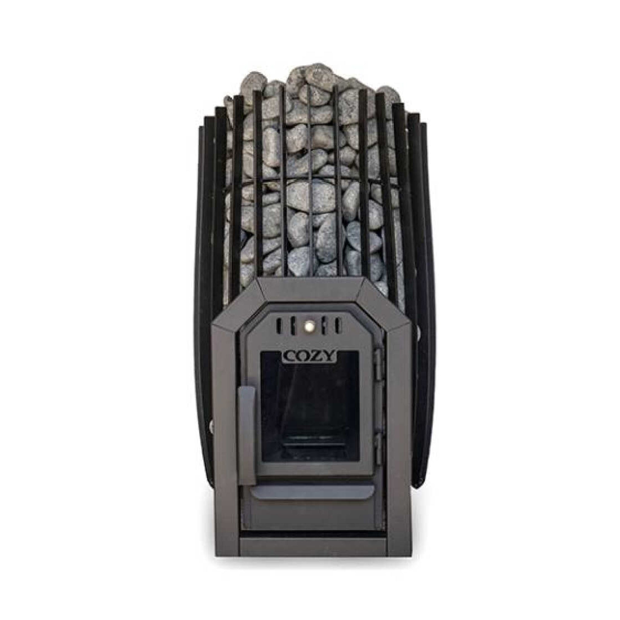 Cozy Heat SW Thru-Wall Wood Burning Sauna Stove With Sauna Stones [COZY SW-TW] (SAK69342)