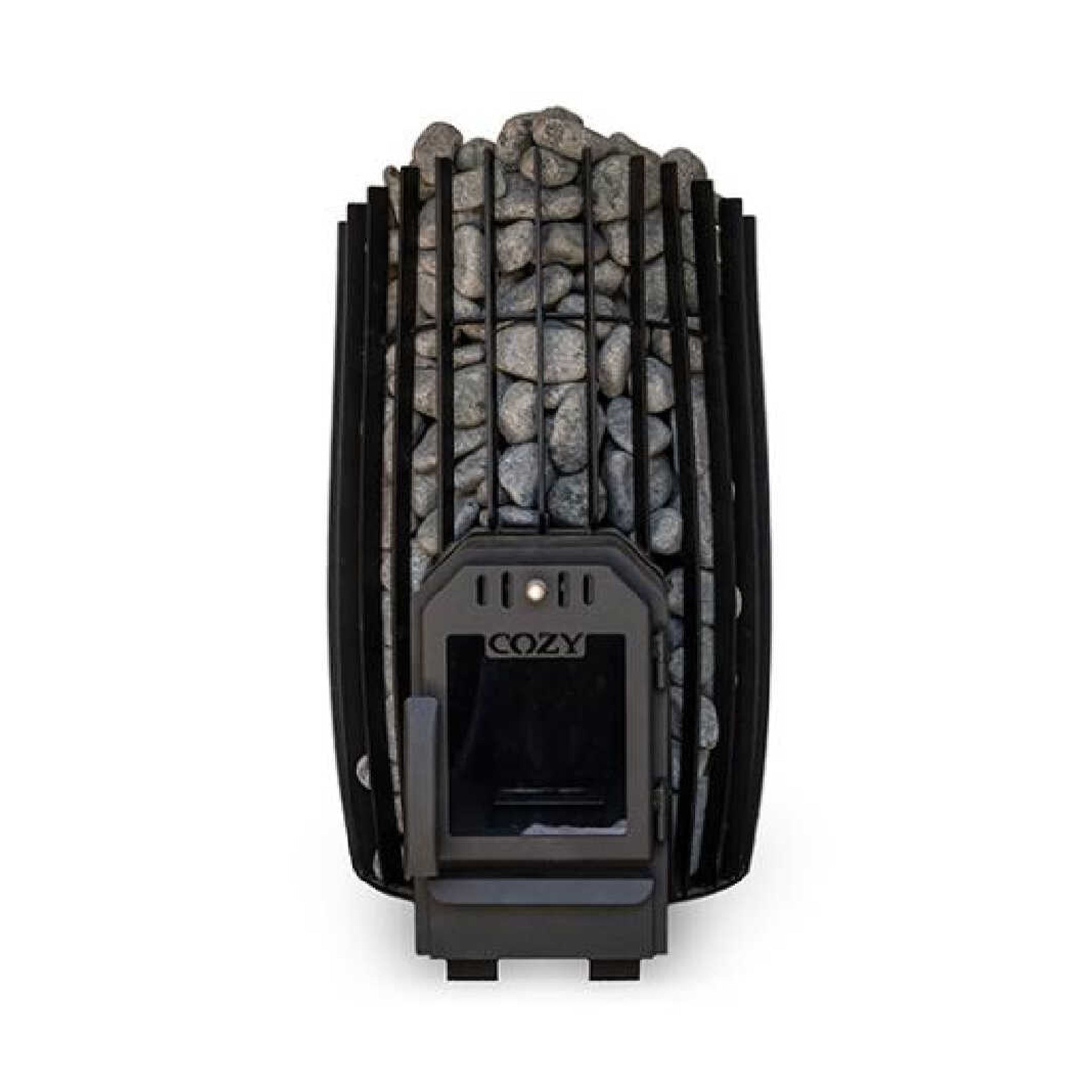 Cozy Heat SW Thru-Wall Wood Burning Sauna Stove With Sauna Stones [COZY SW-TW] (SAK69342)