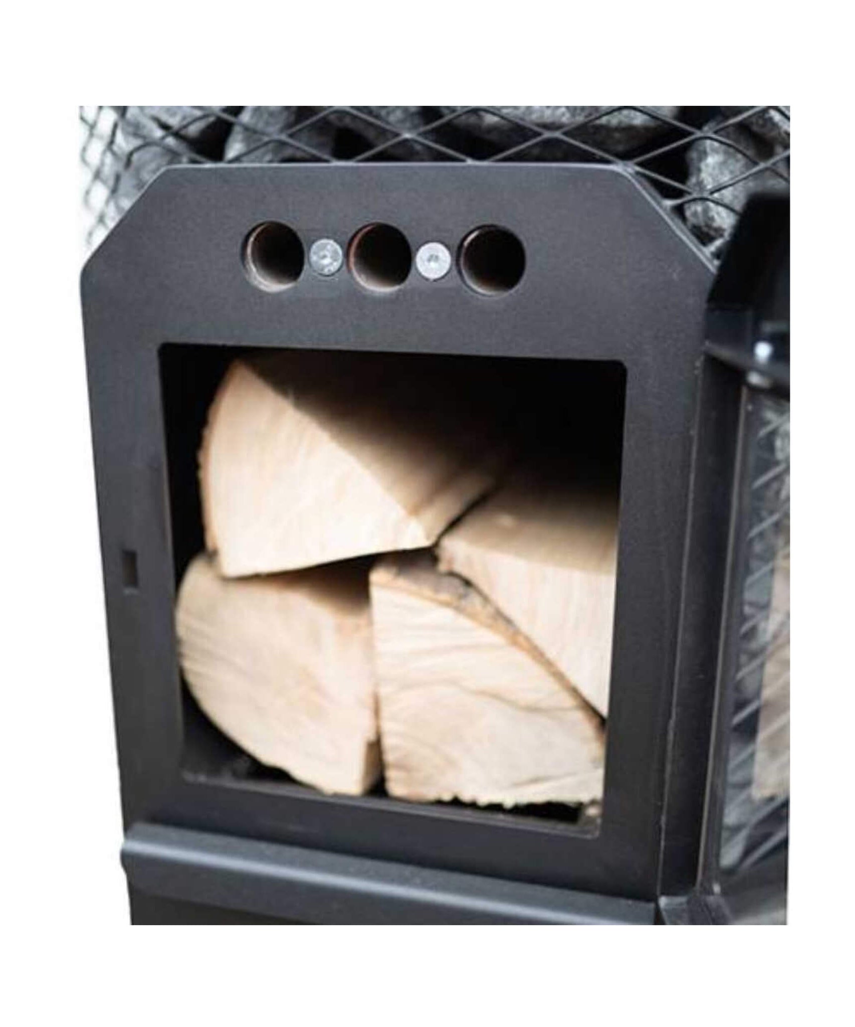 Cozy Heat Wood-Burning Floor Mount Sauna Stove With Chimney Kit And Sauna Stones [COZY] (SAK57382)