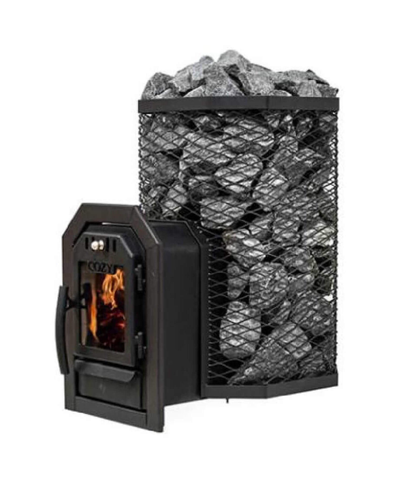 Cozy Heat Thru-Wall Wood Fired Sauna Heater Stove [COZY TW] (SAK82634)