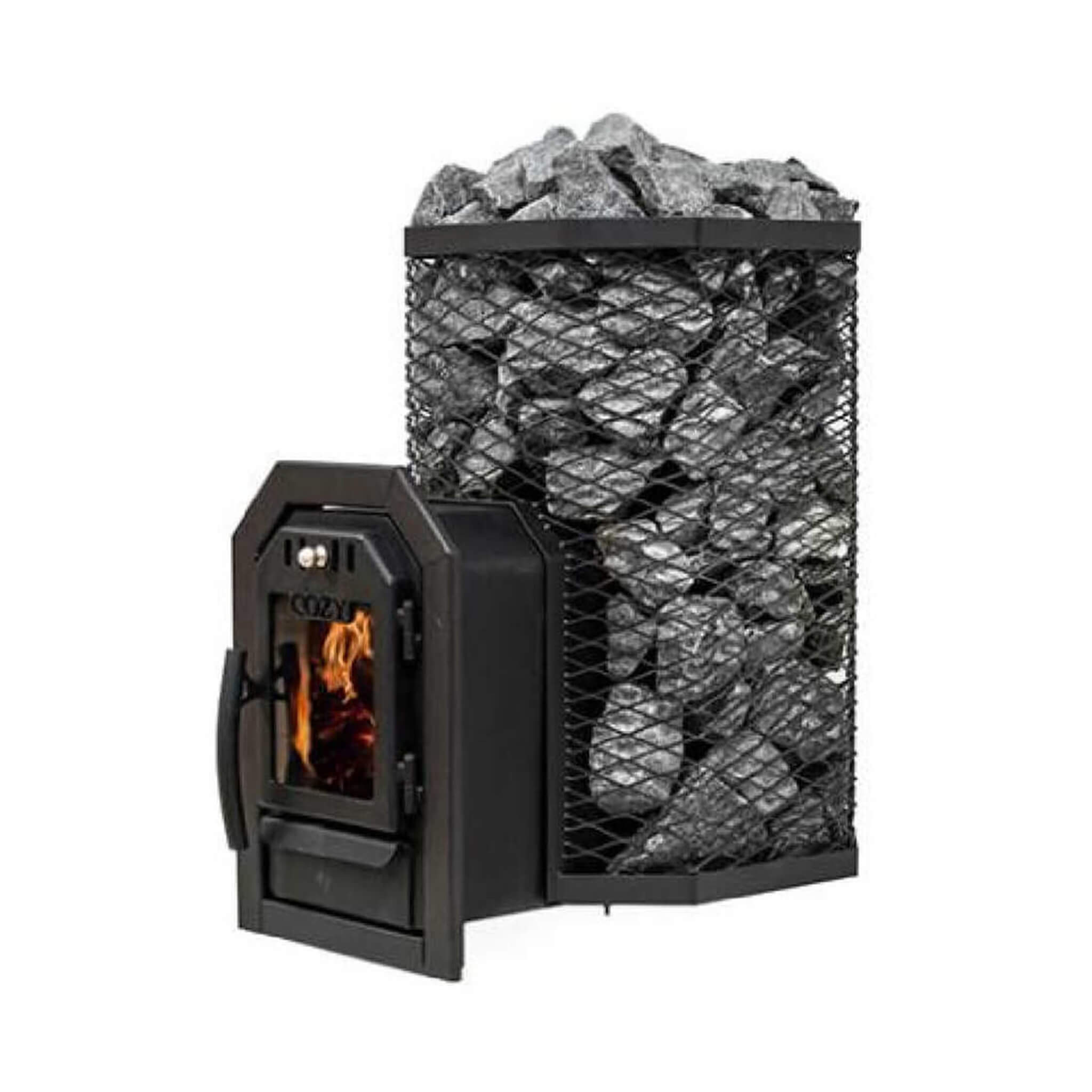 Cozy Heat Thru-Wall Wood Fired Sauna Heater Stove [COZY TW] (SAK82634)