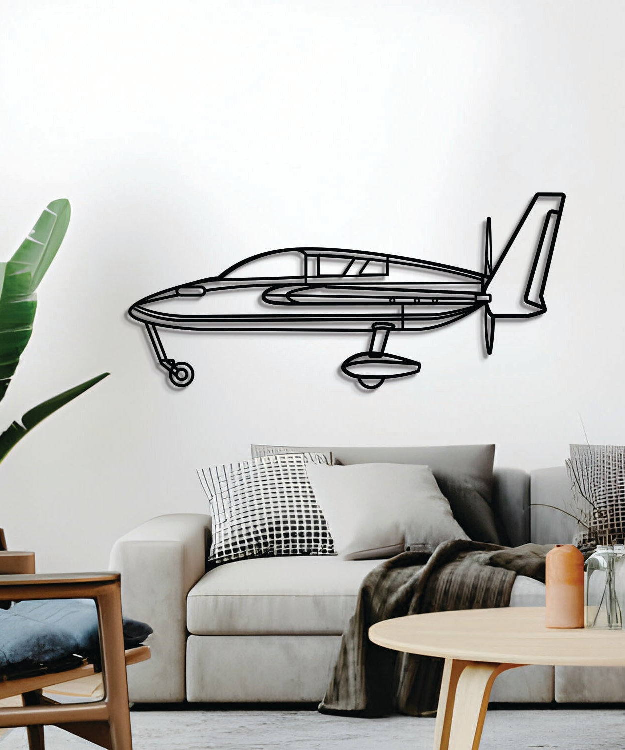 Cozy Mark IV Metall Flugzeug Wandkunst - NCP0542