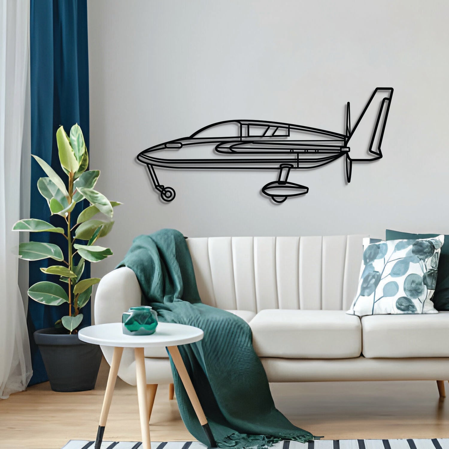 Cozy Mark IV Metall Flugzeug Wandkunst - NCP0542