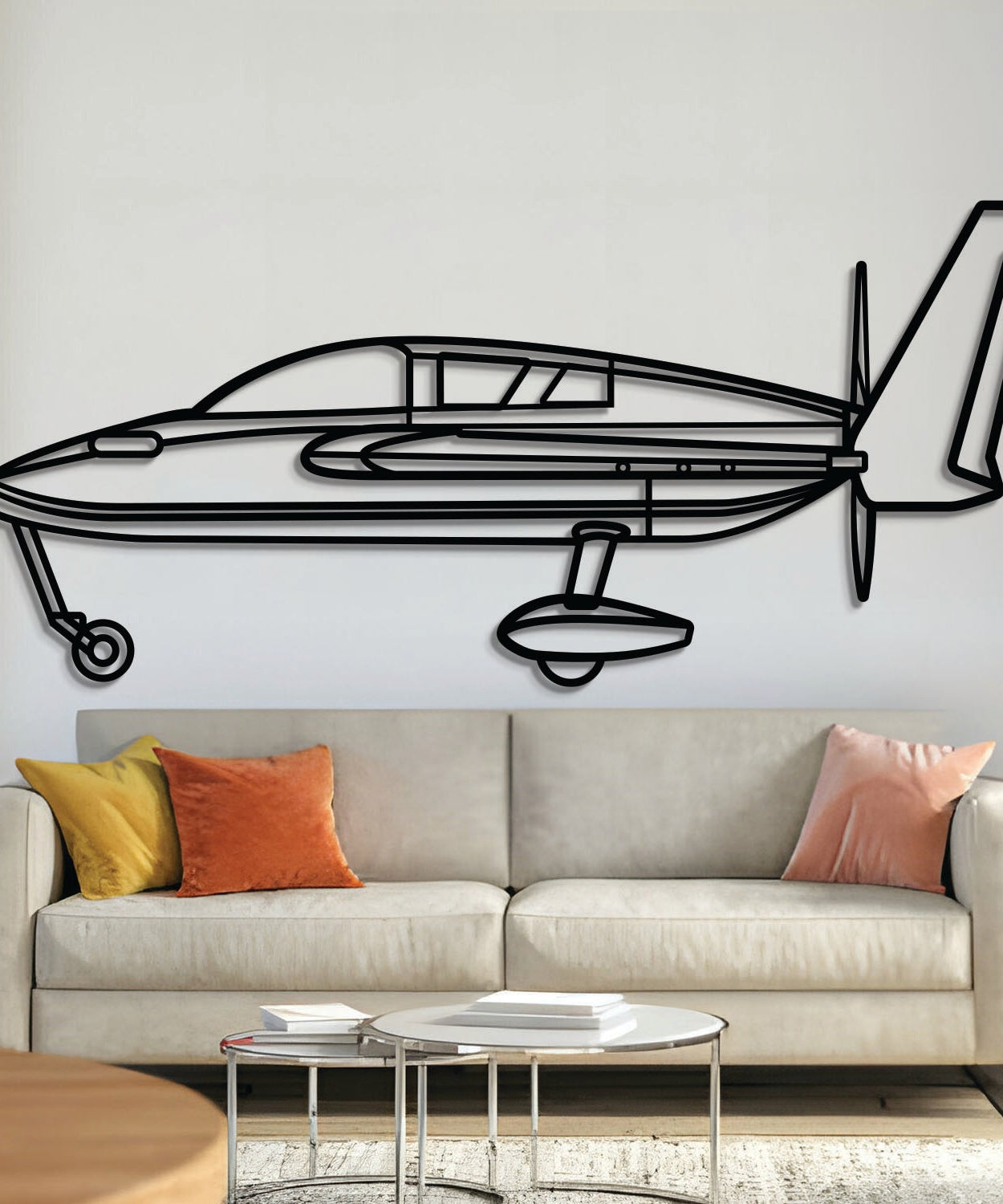 Cozy Mark IV Metall Flugzeug Wandkunst - NCP0542