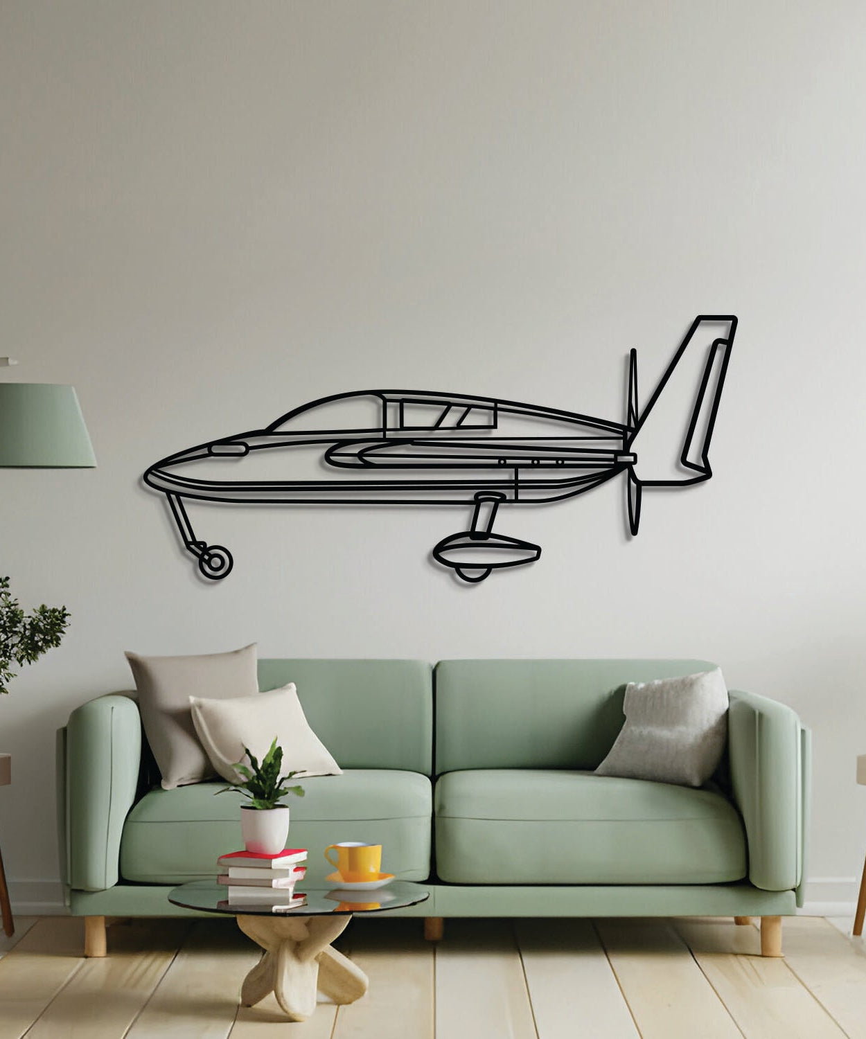 Cozy Mark IV Metall Flugzeug Wandkunst - NCP0542