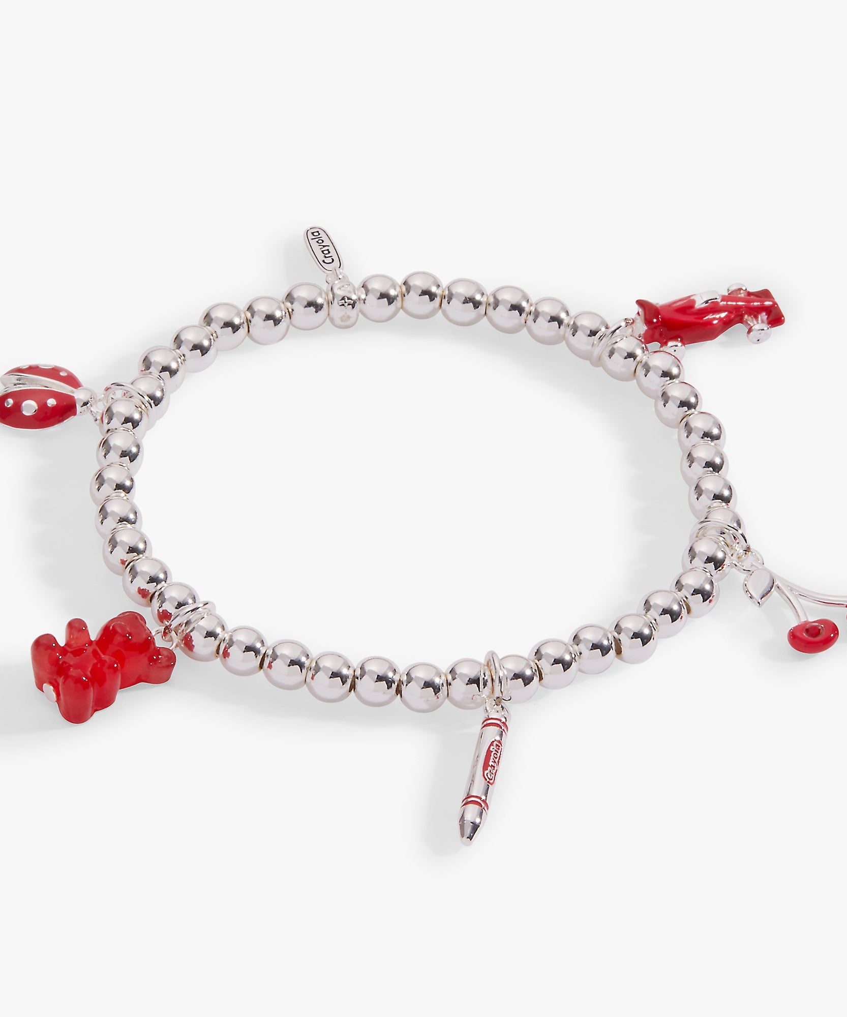 Crayola Fan Favorites Scarlet Charm Stretch Bracelet