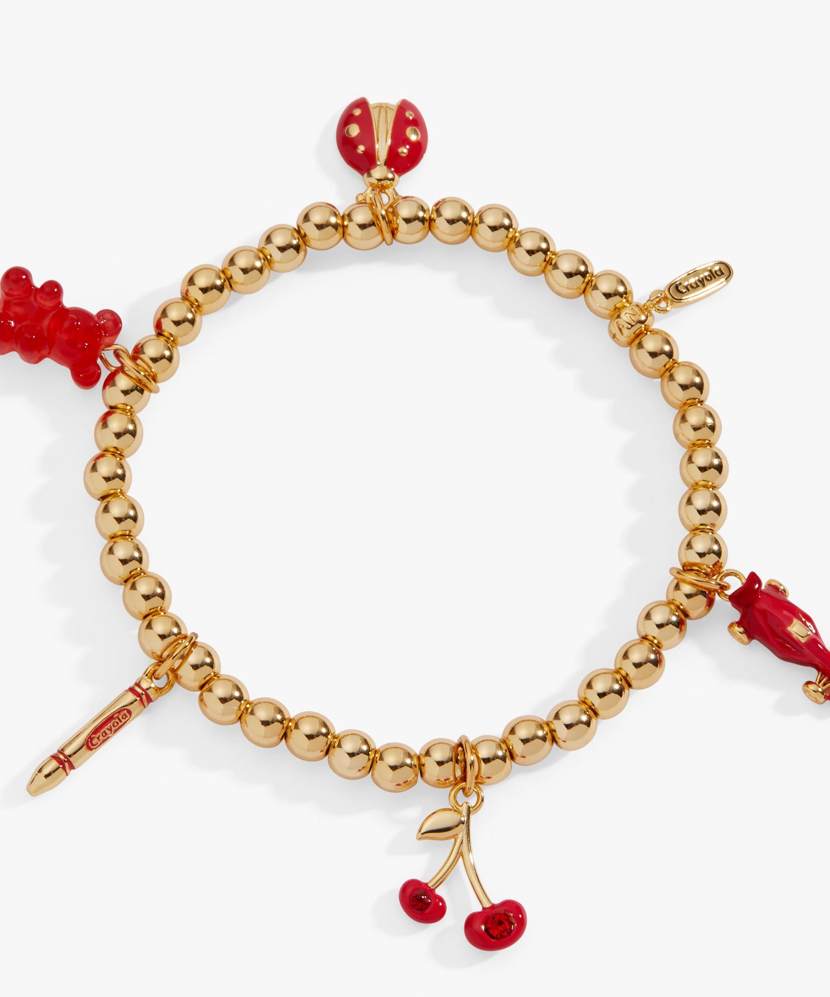 Crayola Fan Favorites Scarlet Charm Stretch Bracelet