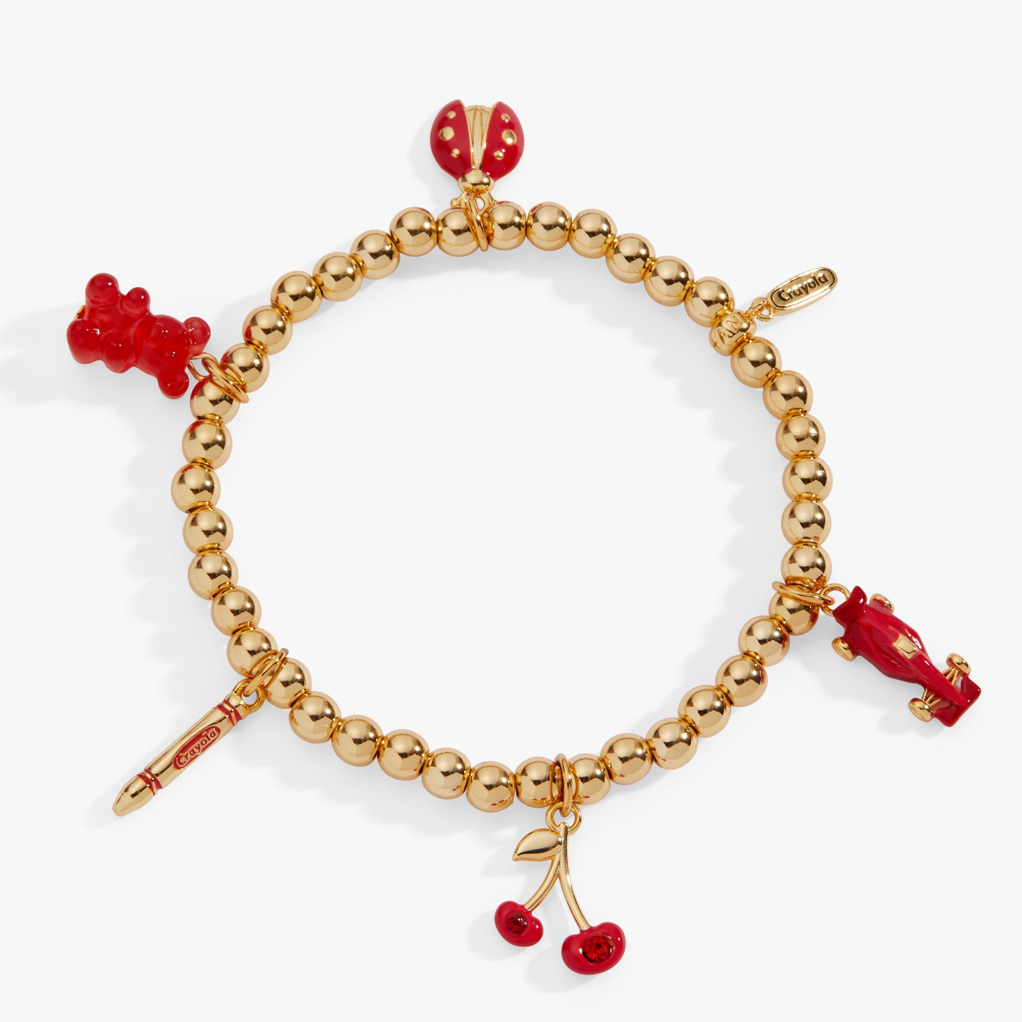 Crayola Fan Favorites Scarlet Charm Stretch Bracelet