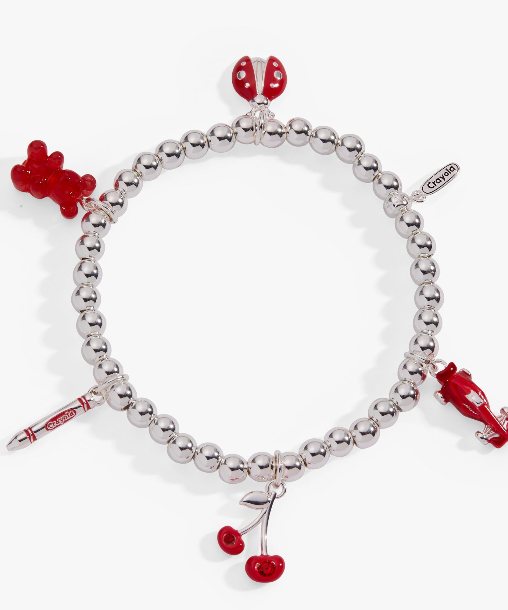 Crayola Fan Favorites Scarlet Charm Stretch Bracelet