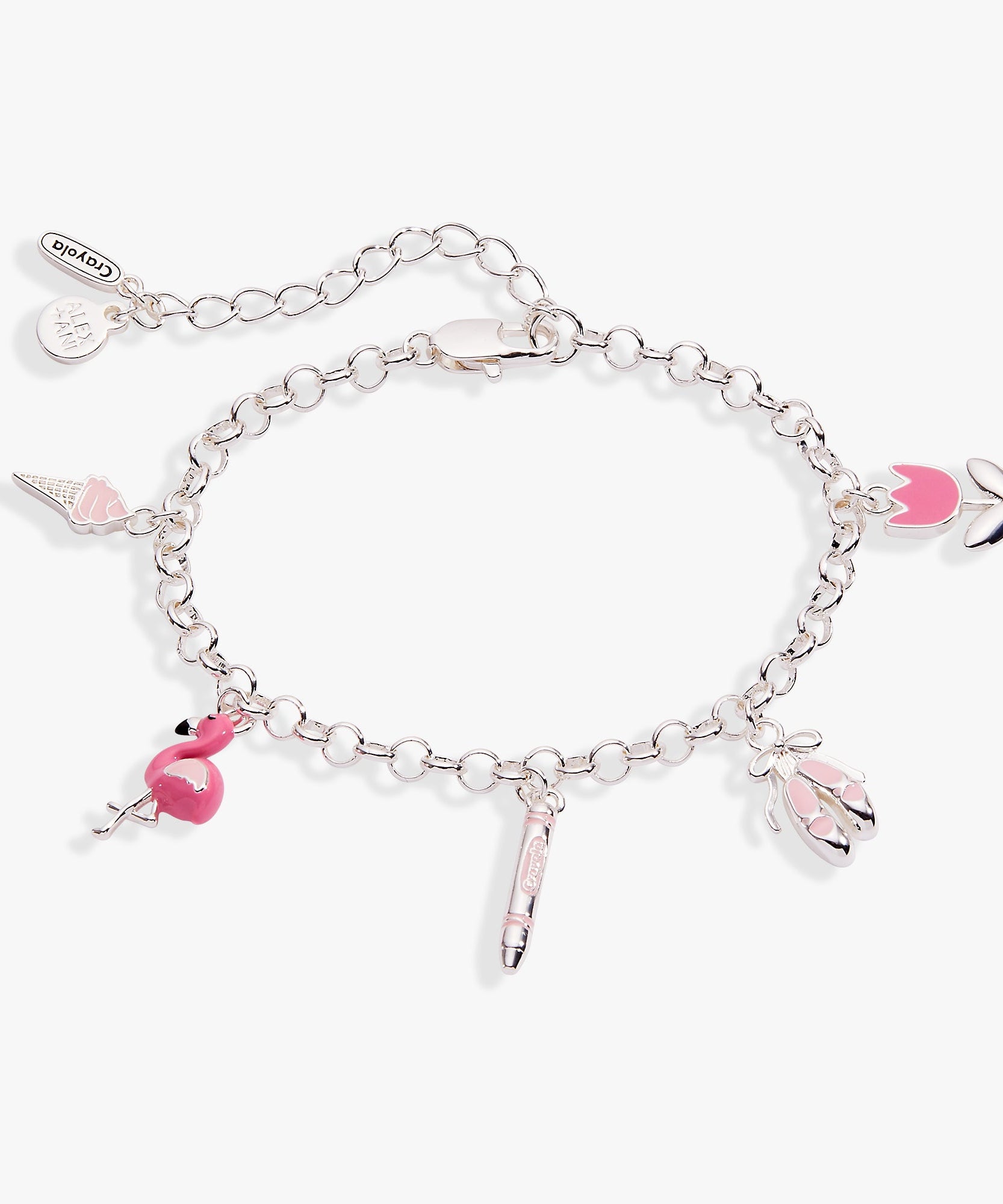 Crayola Fan Favorites Tickle Me Pink Charm Bracelet