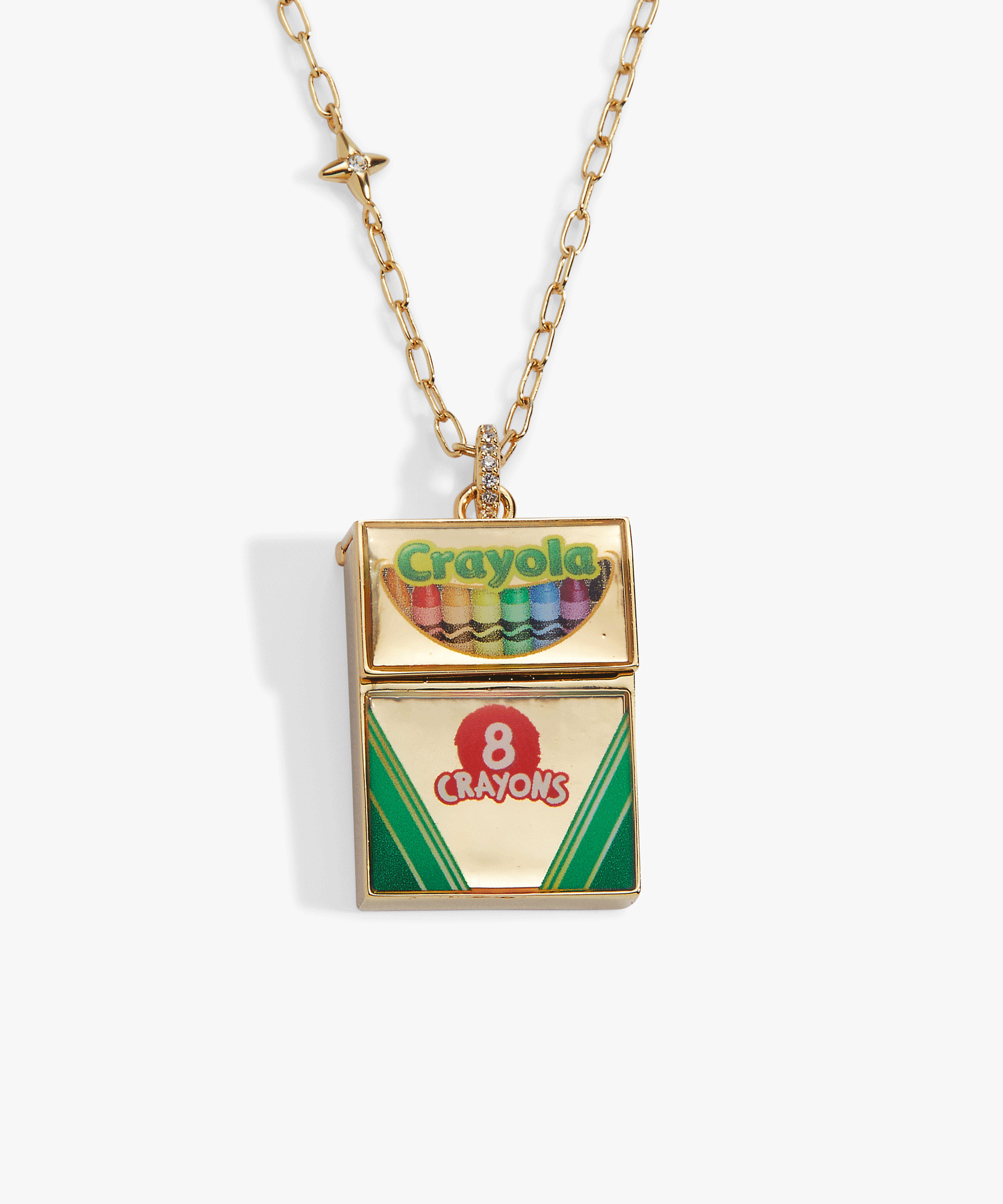 Crayola 'To Teach Is To Color A Life Forever' Crayon Box Locket