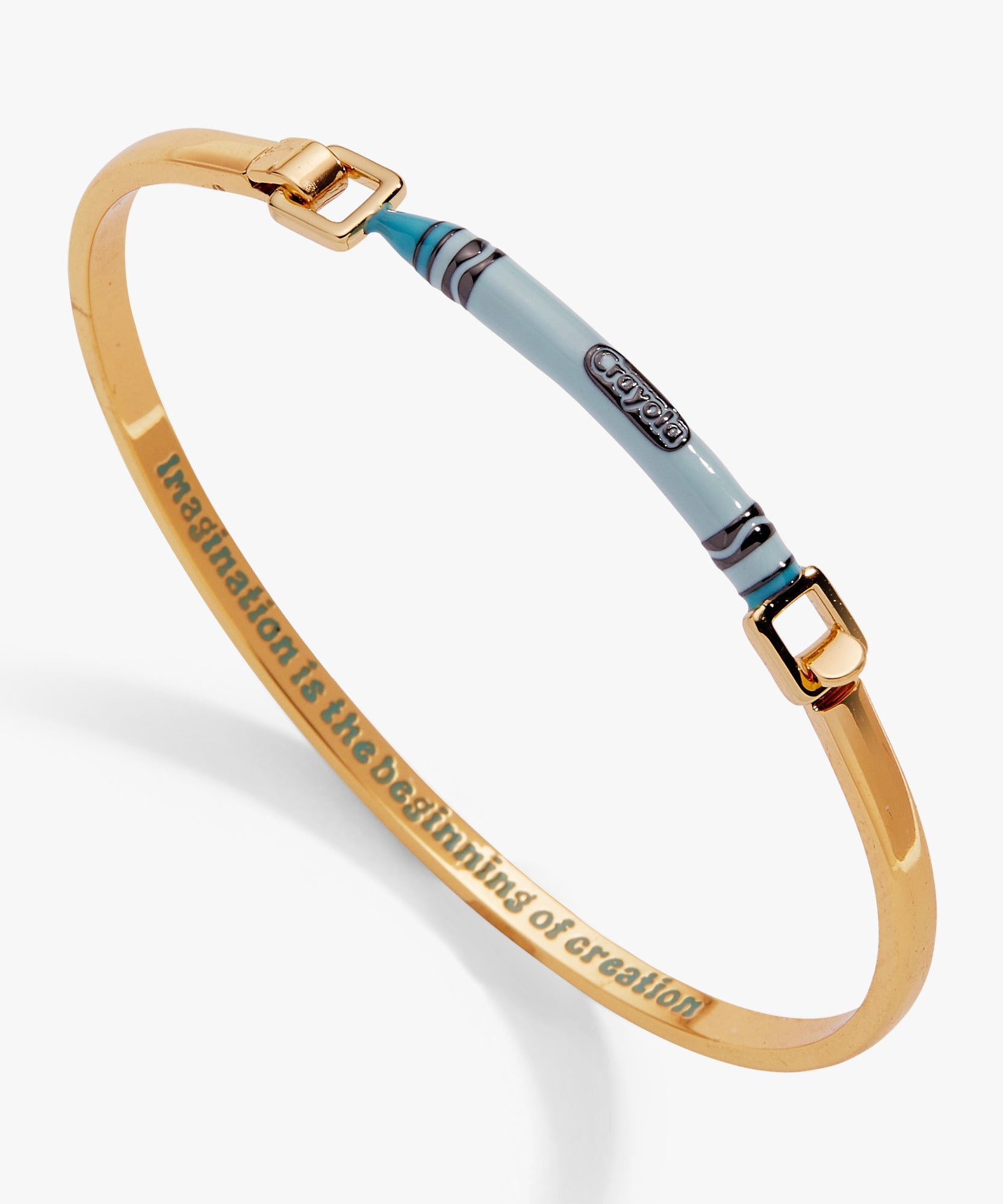 Crayola Robin's Egg Blue Crayon Tension Bangle