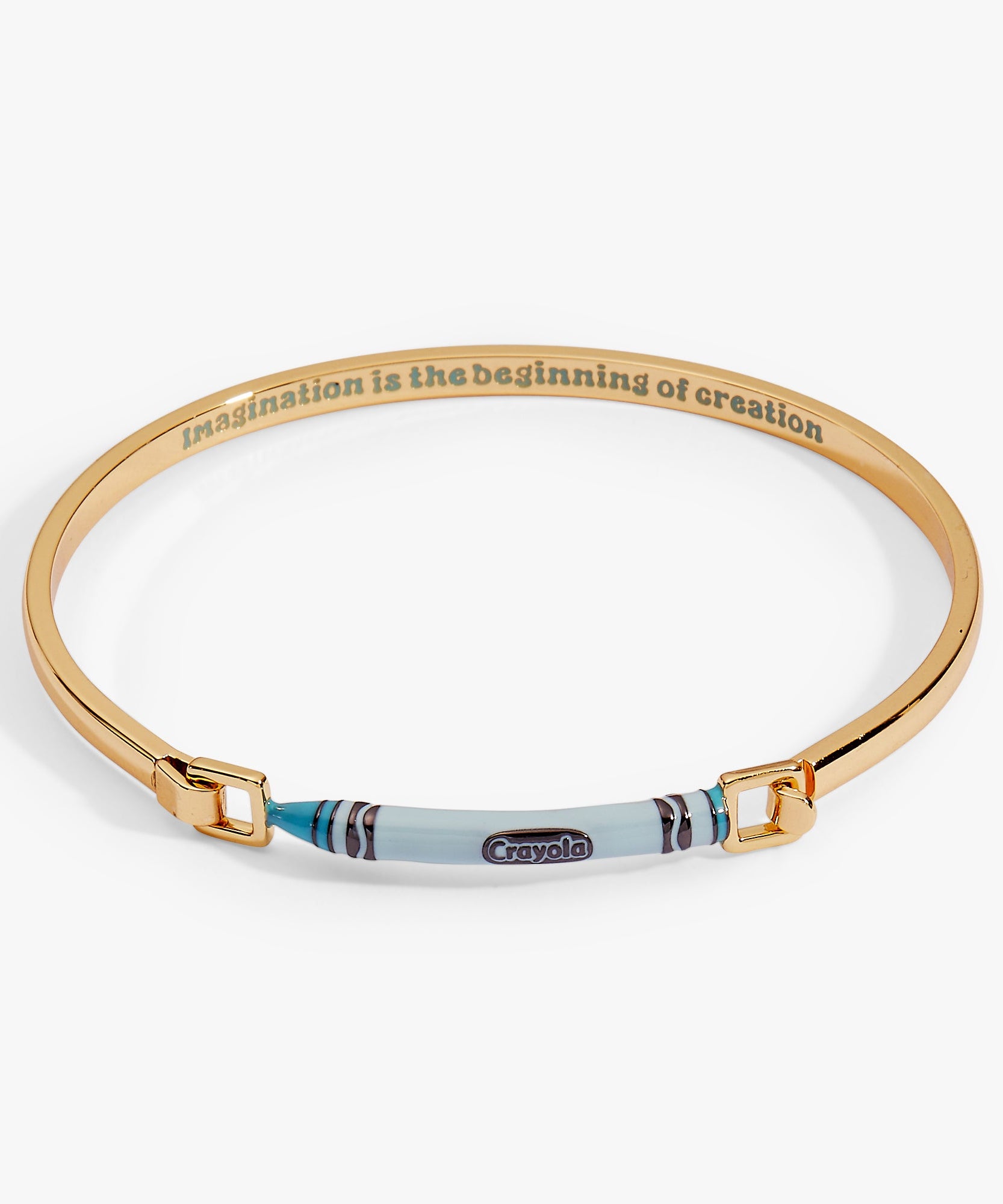 Crayola Robin's Egg Blue Crayon Tension Bangle