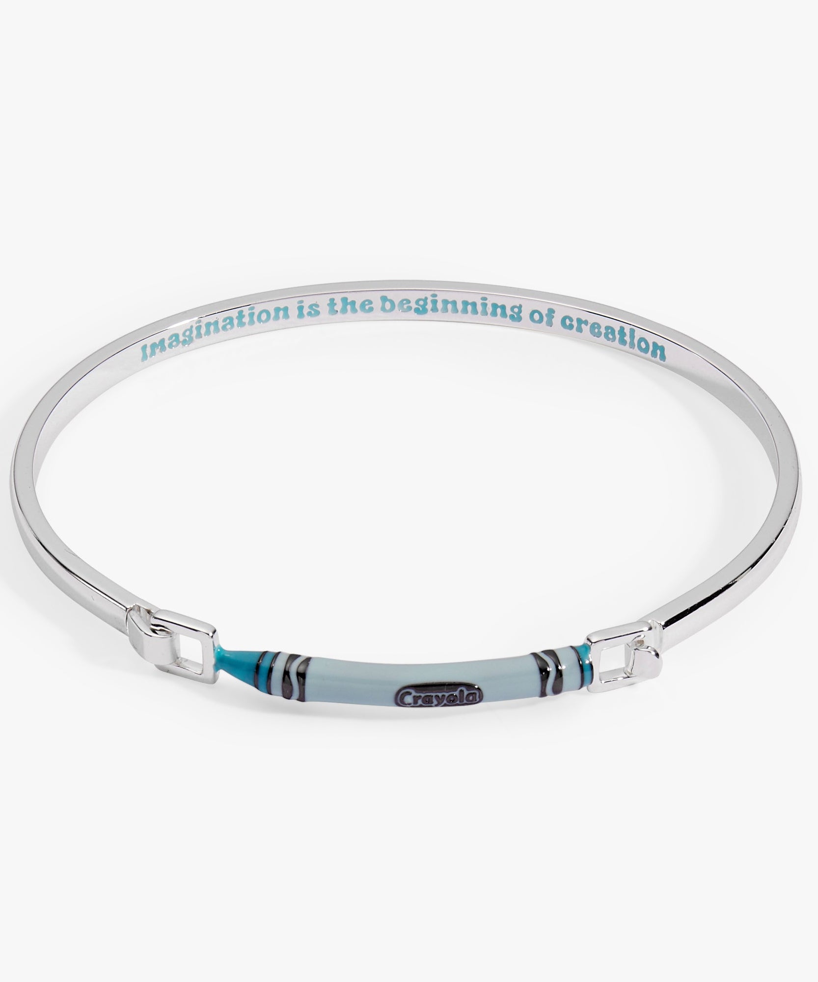 Crayola Robin's Egg Blue Crayon Tension Bangle