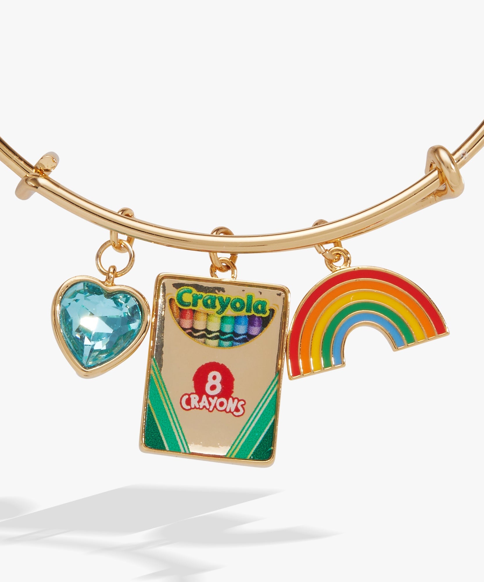 Crayola 'To Teach Is To Color A Life Forever' Multi Charm Bangle